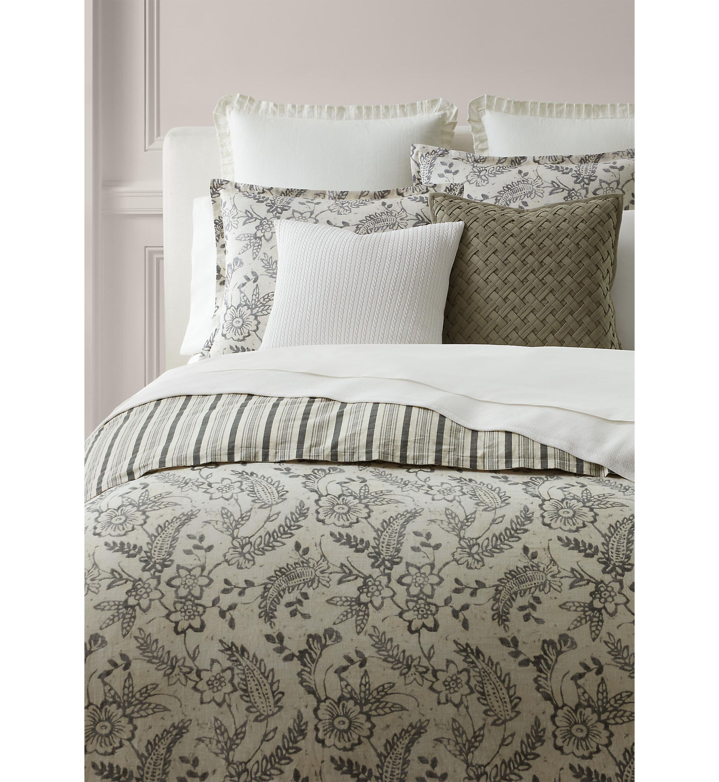 Sara Floral Paisley King Comforter Set