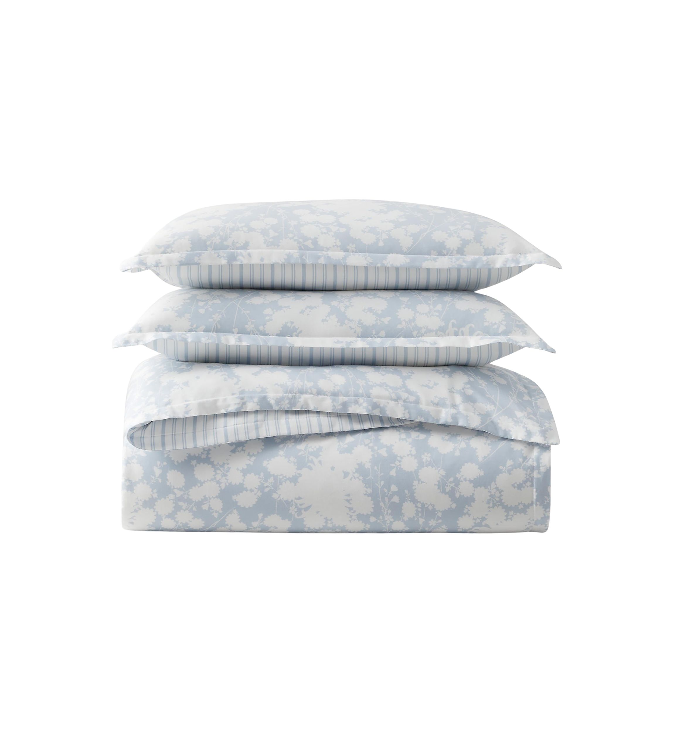 Alice Floral Cotton Sateen King Duvet Cover Set