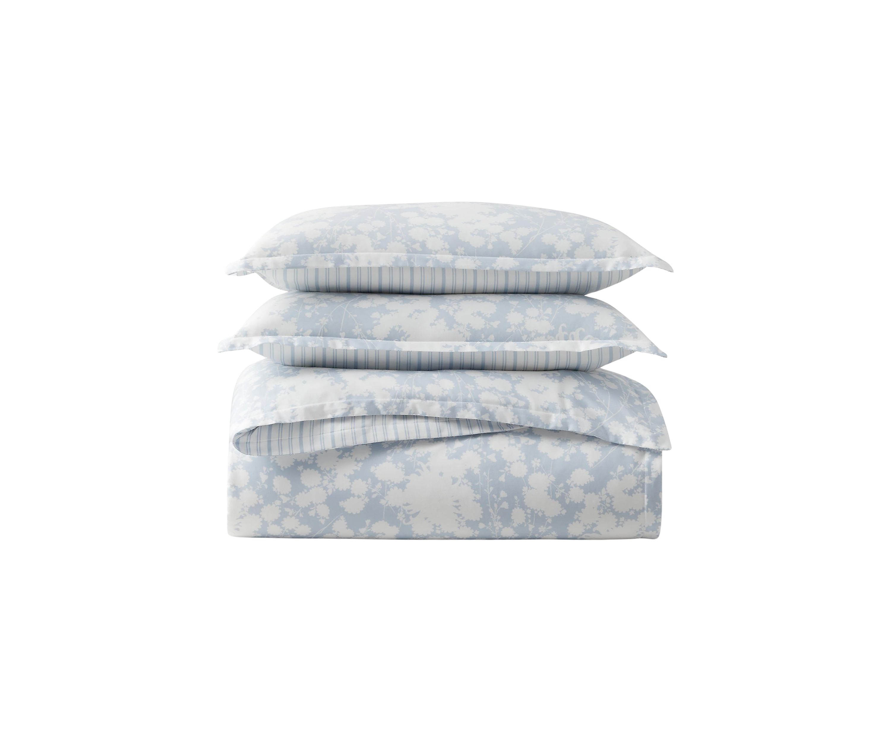 Alice Floral Cotton Sateen King Duvet Cover Set