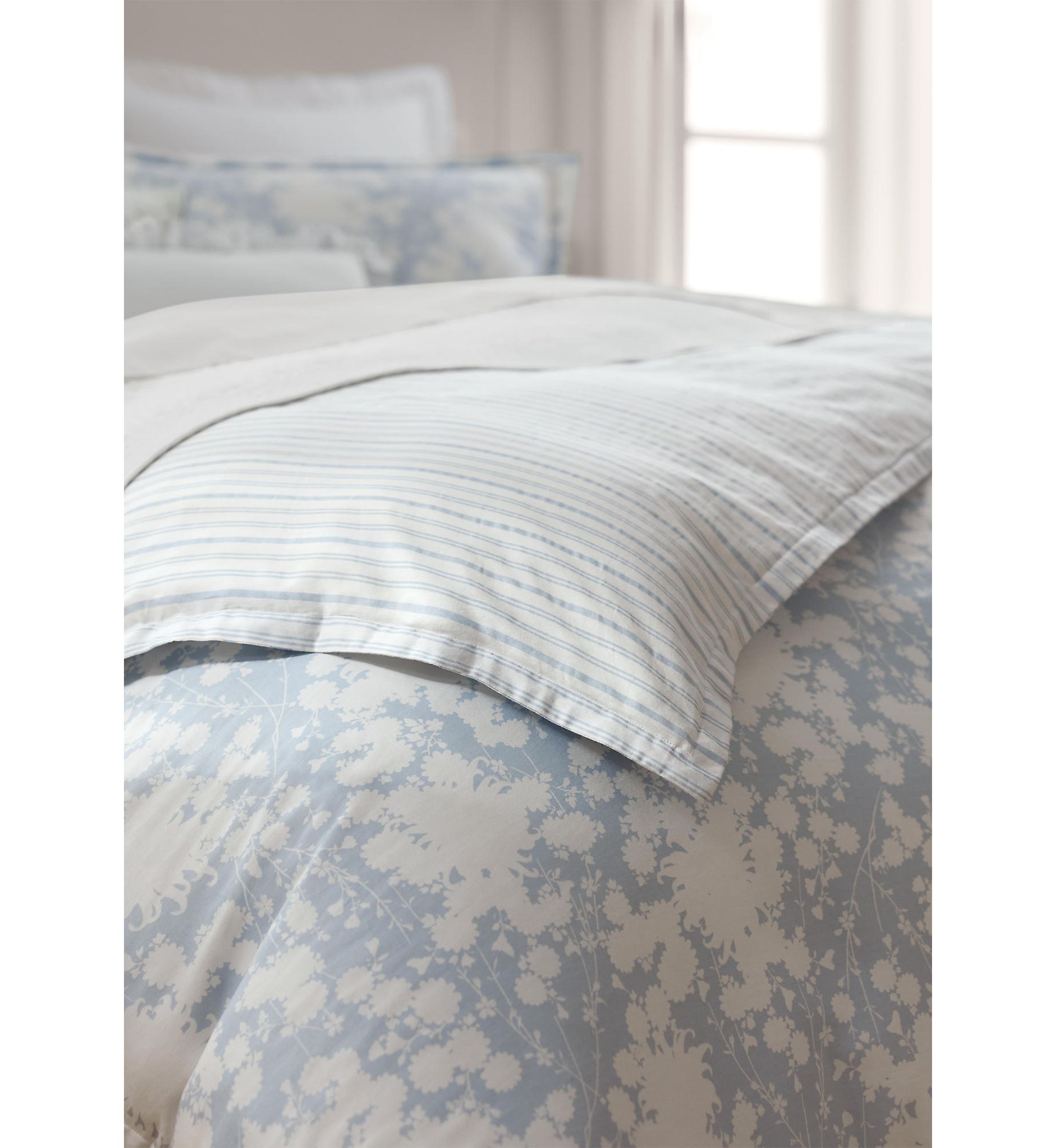 Alice Floral Cotton Sateen King Duvet Cover Set