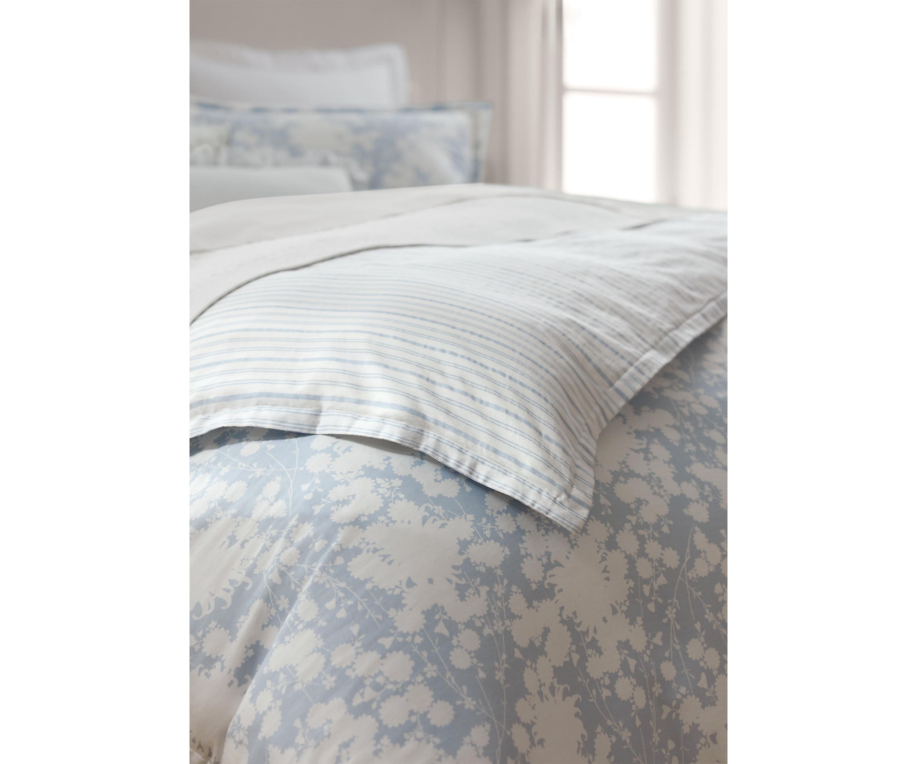 Alice Floral Cotton Sateen King Duvet Cover Set