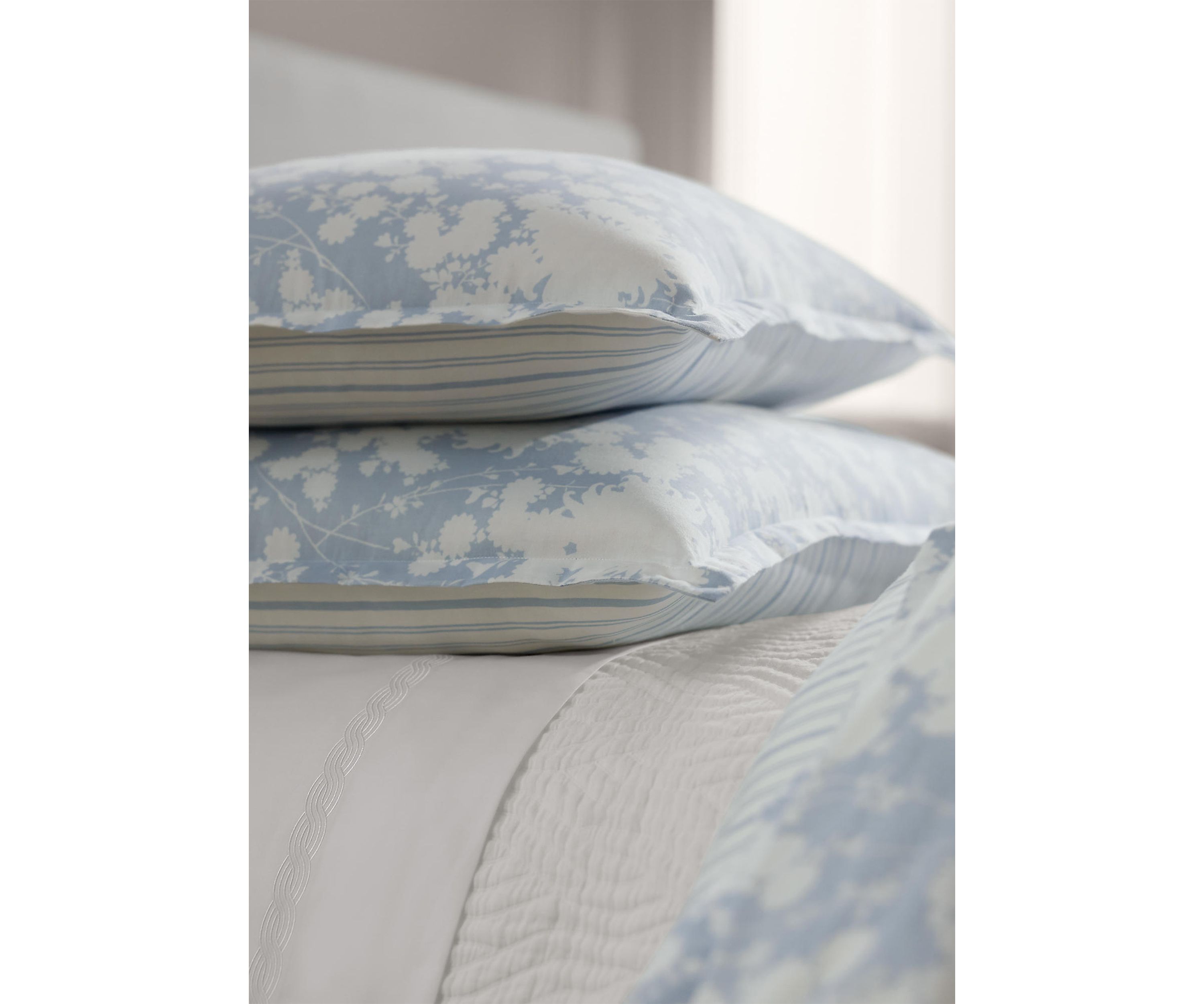 Alice Floral Cotton Sateen King Duvet Cover Set