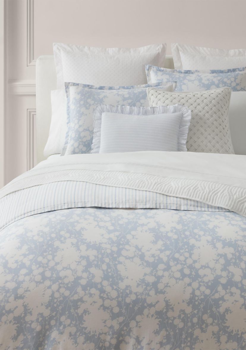 Alice Floral Cotton Sateen King Duvet Cover Set