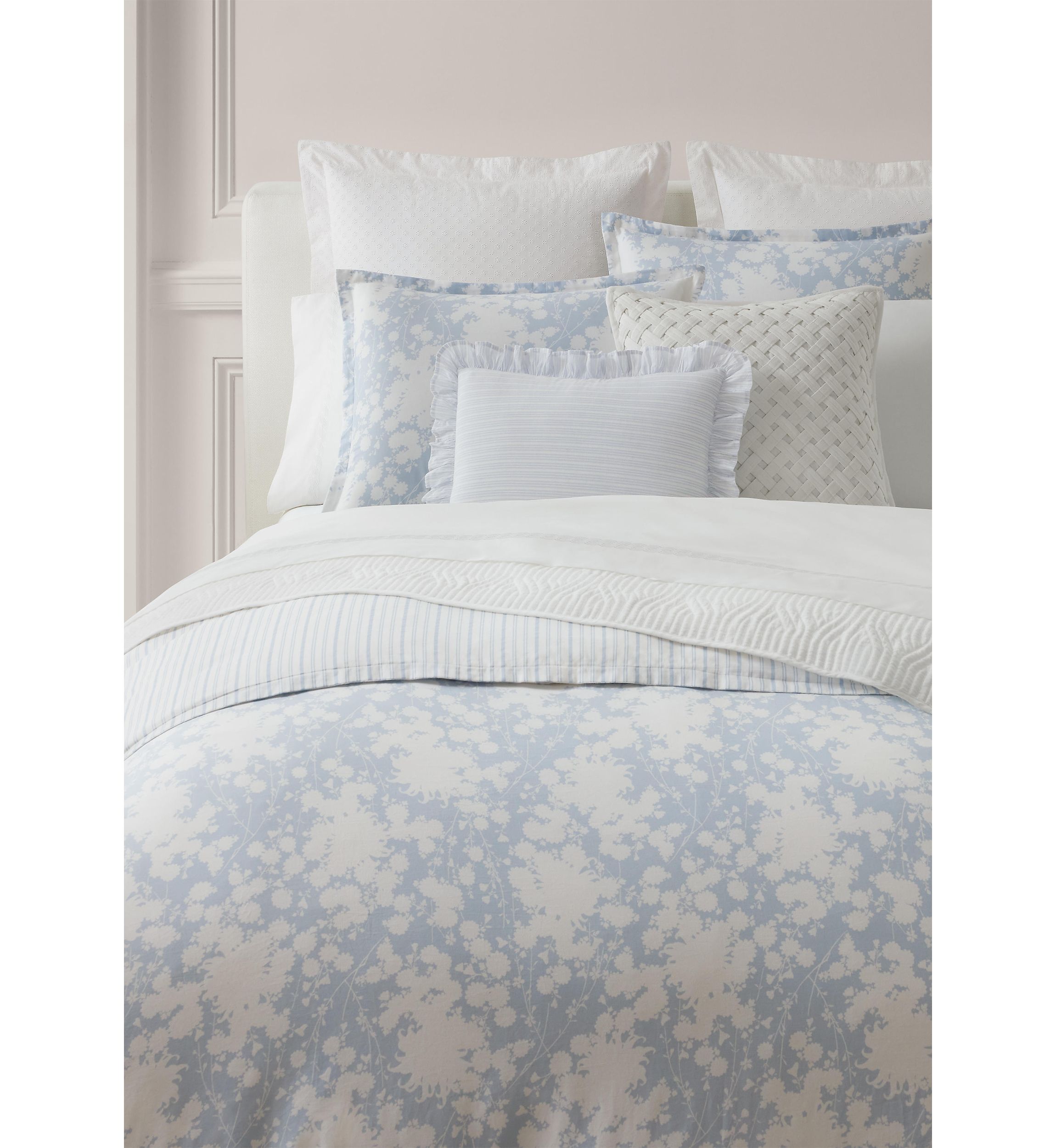 Alice Floral Cotton Sateen King Comforter Set