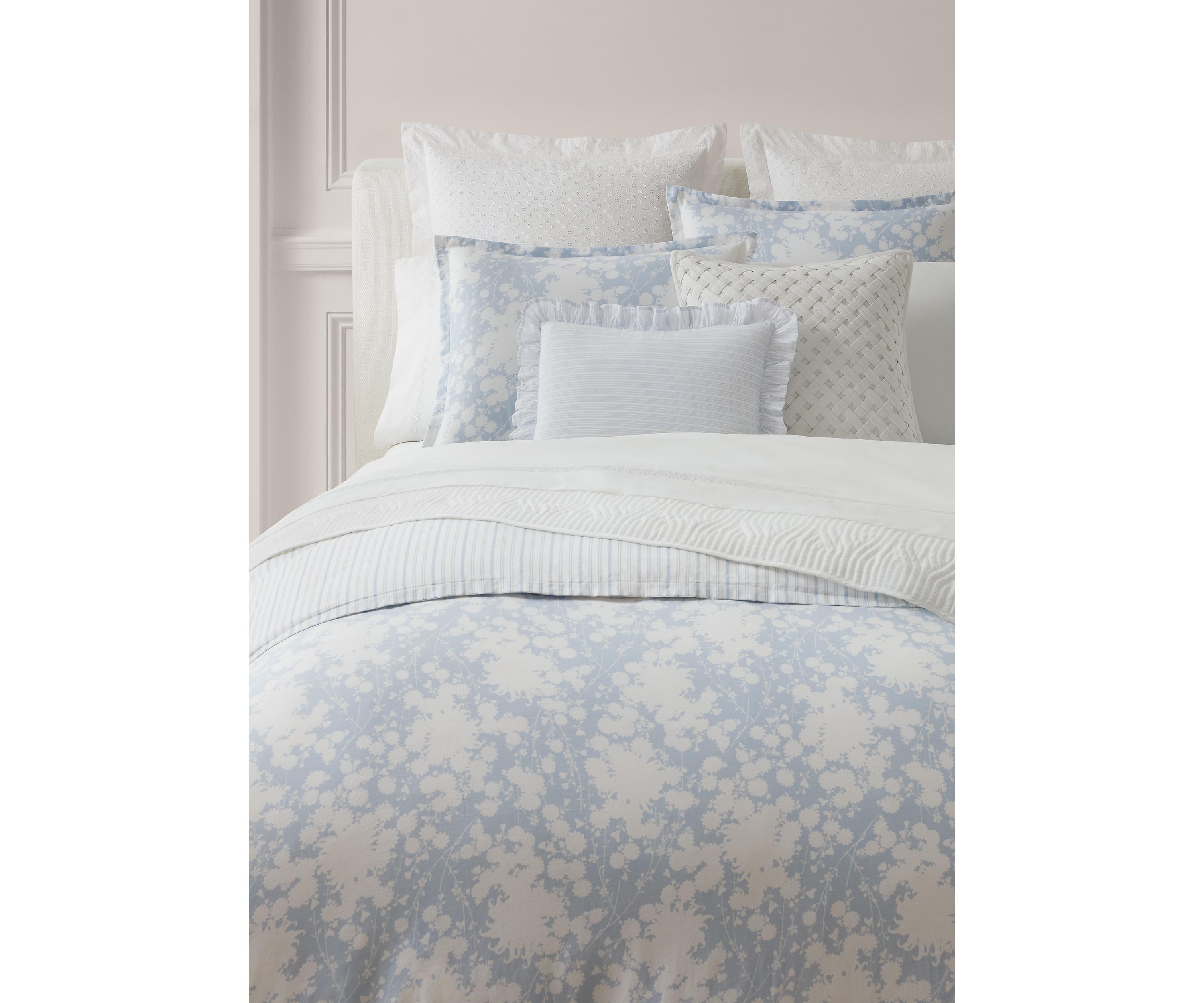Alice Floral Cotton Sateen King Comforter Set