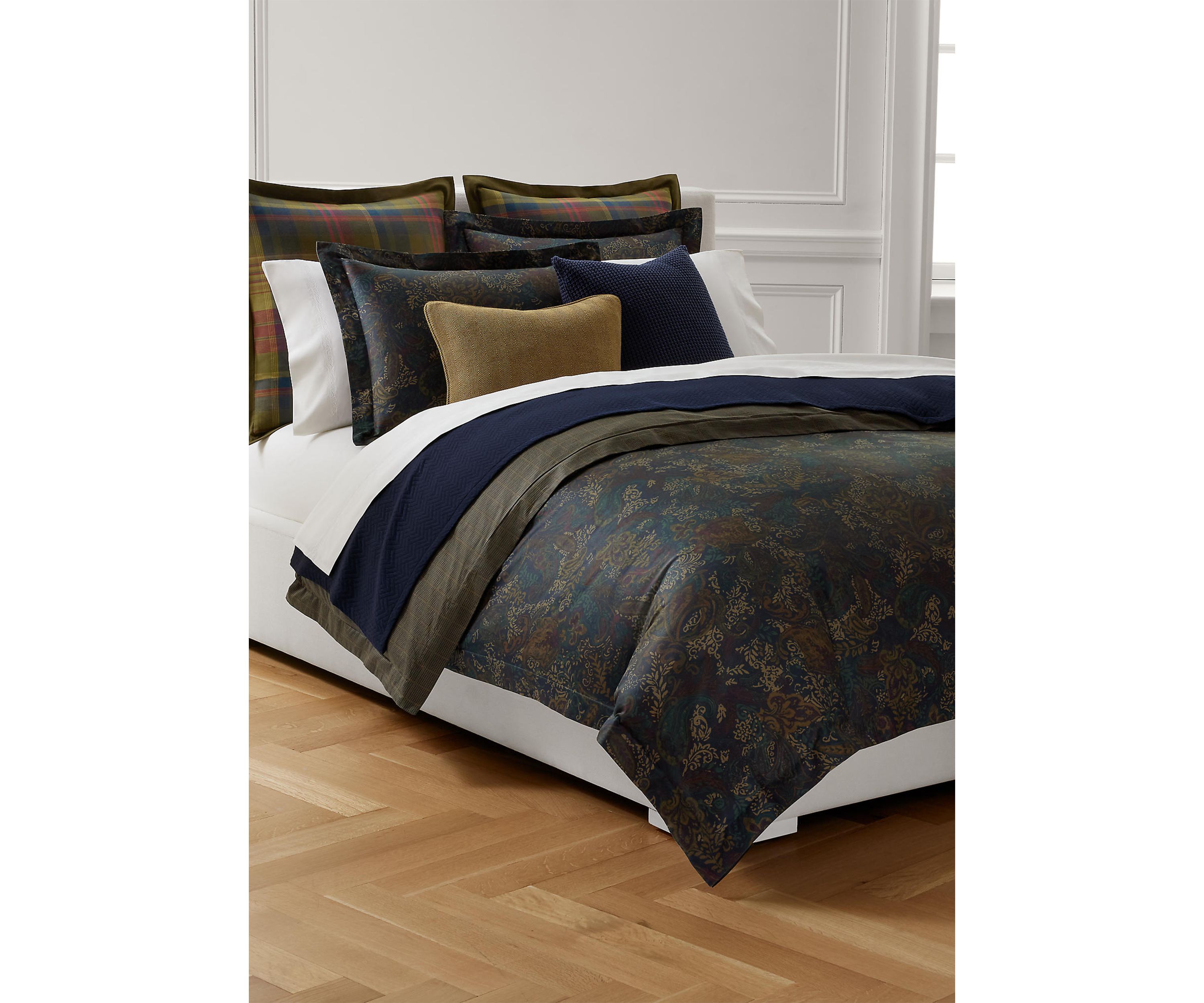Henry Cotton Sateen Reversible Duvet Cover Set
