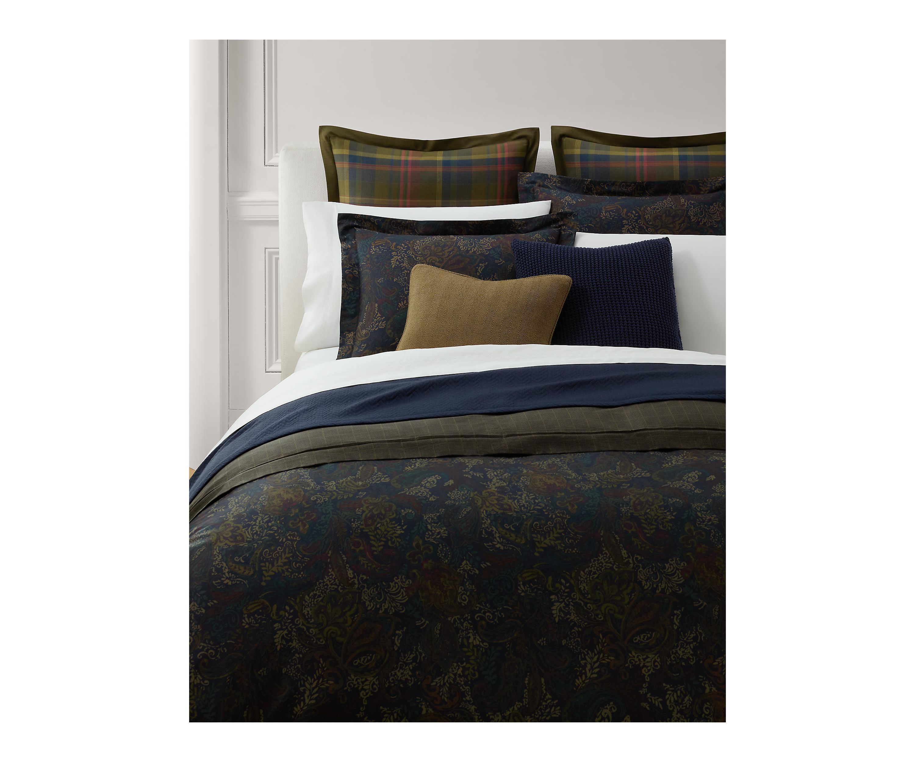 Henry Cotton Sateen Reversible Duvet Cover Set