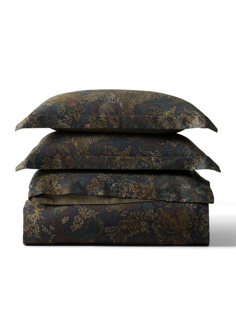 Henry Cotton Sateen Reversible Duvet Cover Set