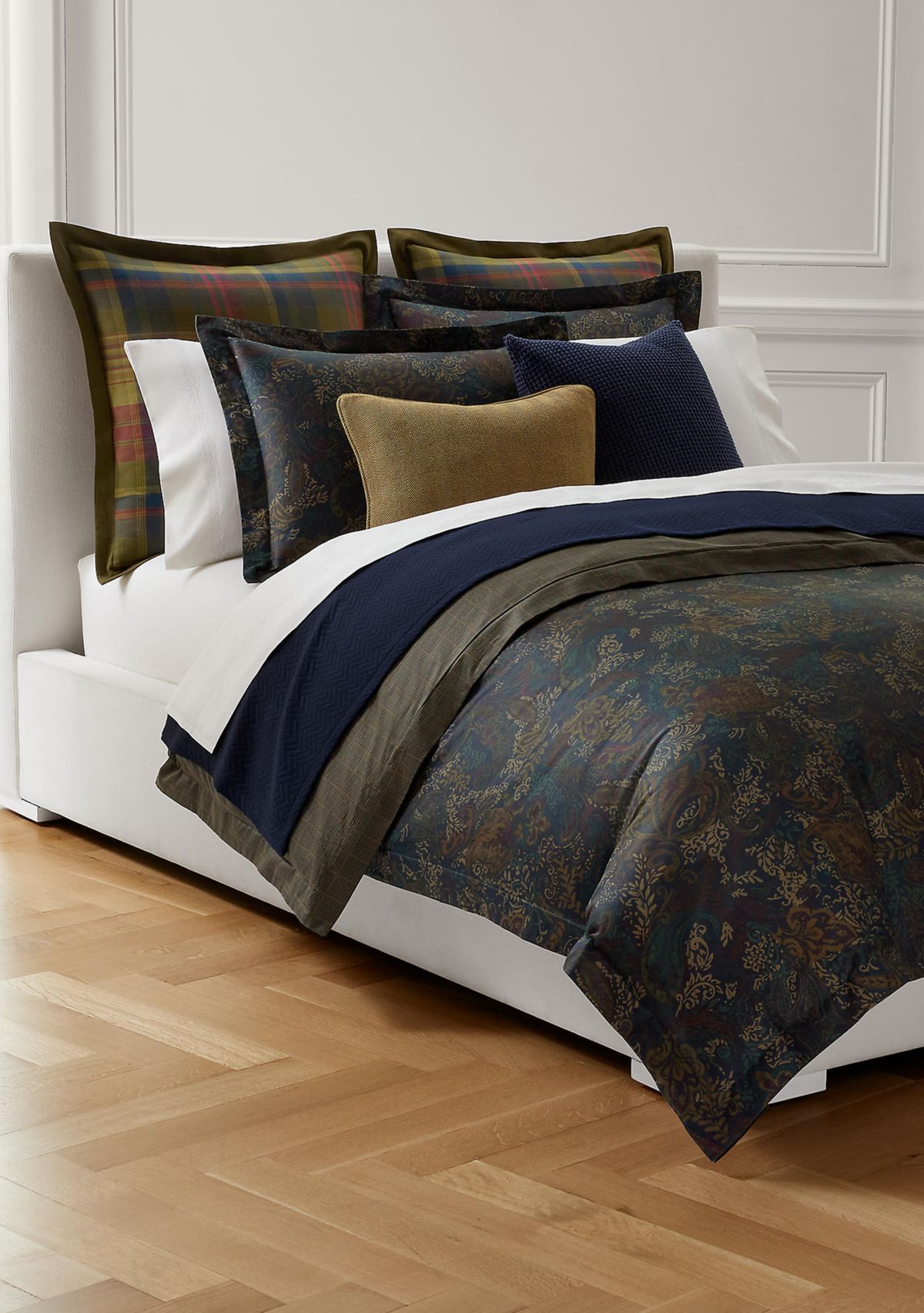 Henry Cotton Sateen Reversible Duvet Cover Set