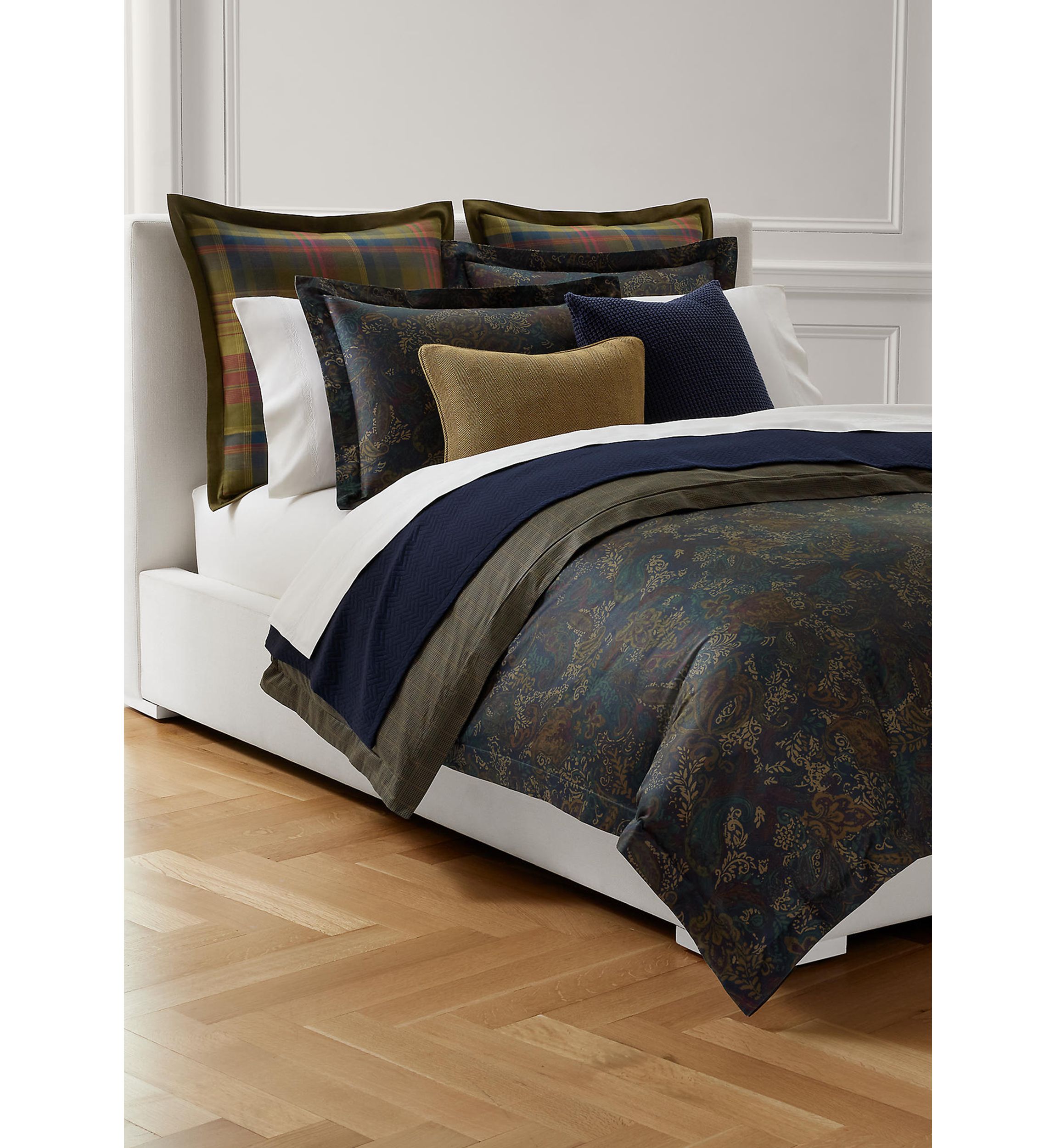 Henry Cotton Sateen Reversible Duvet Cover Set