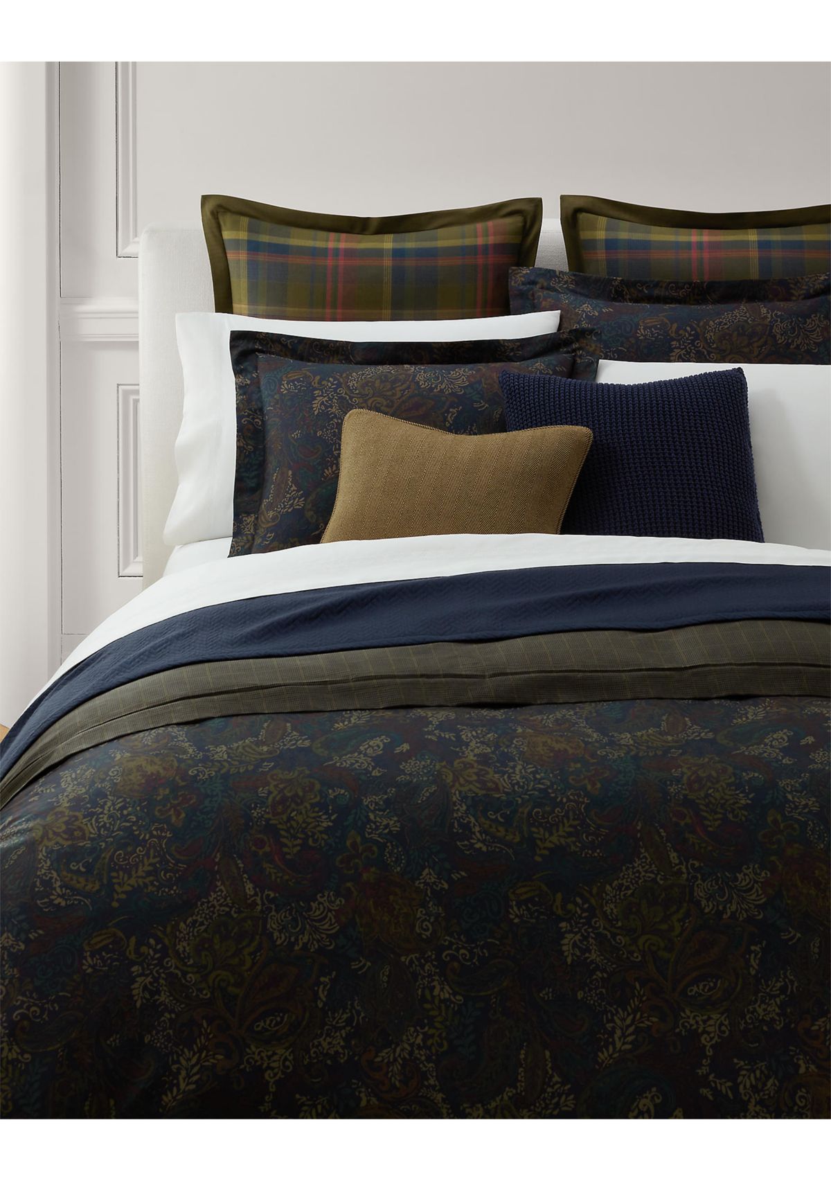 Henry Cotton Sateen Reversible Duvet Cover Set