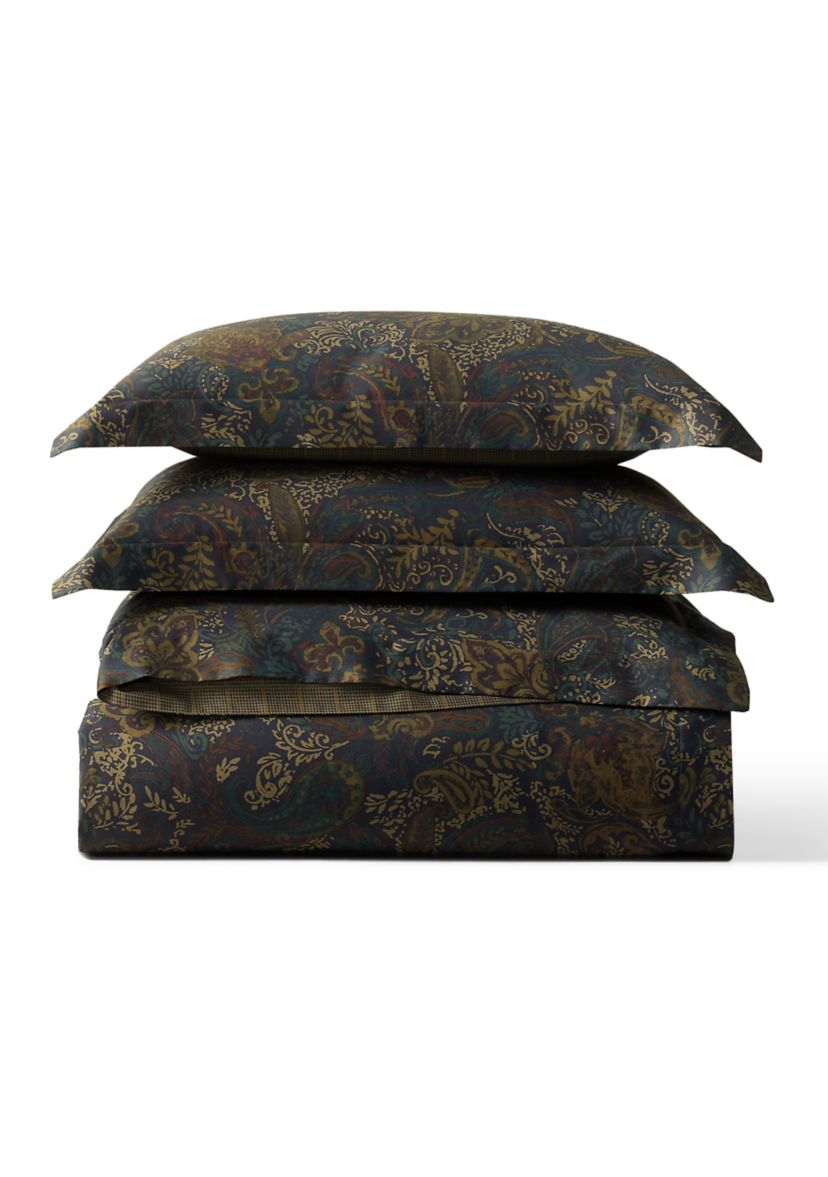 Henry Cotton Sateen Reversible Duvet Cover Set