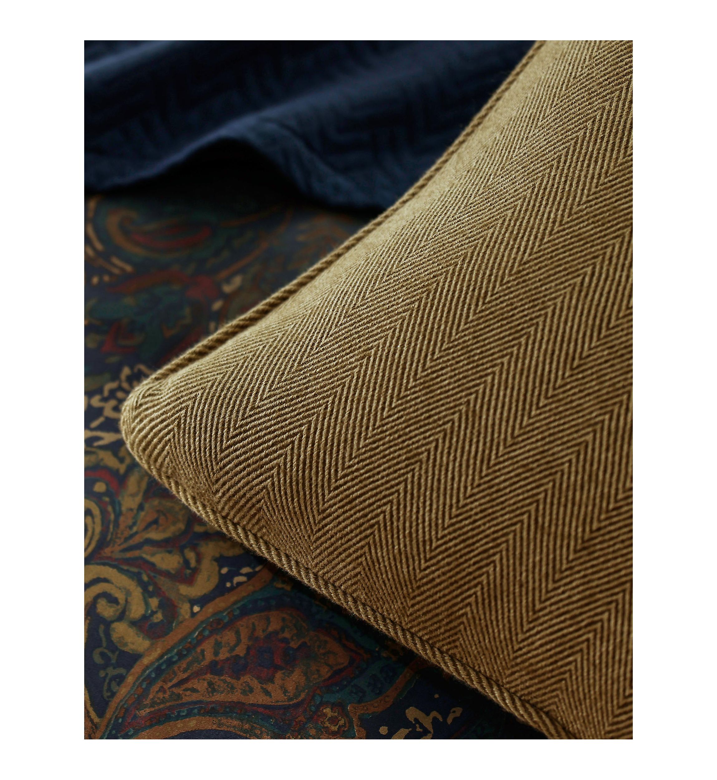 Norris Soft Cotton-and-Wool Throw Pillow
