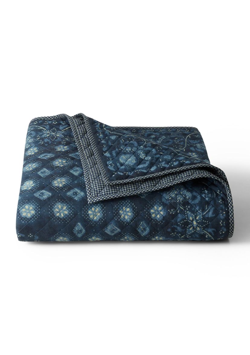 Becket Diamond-Stitched Cotton Quilt