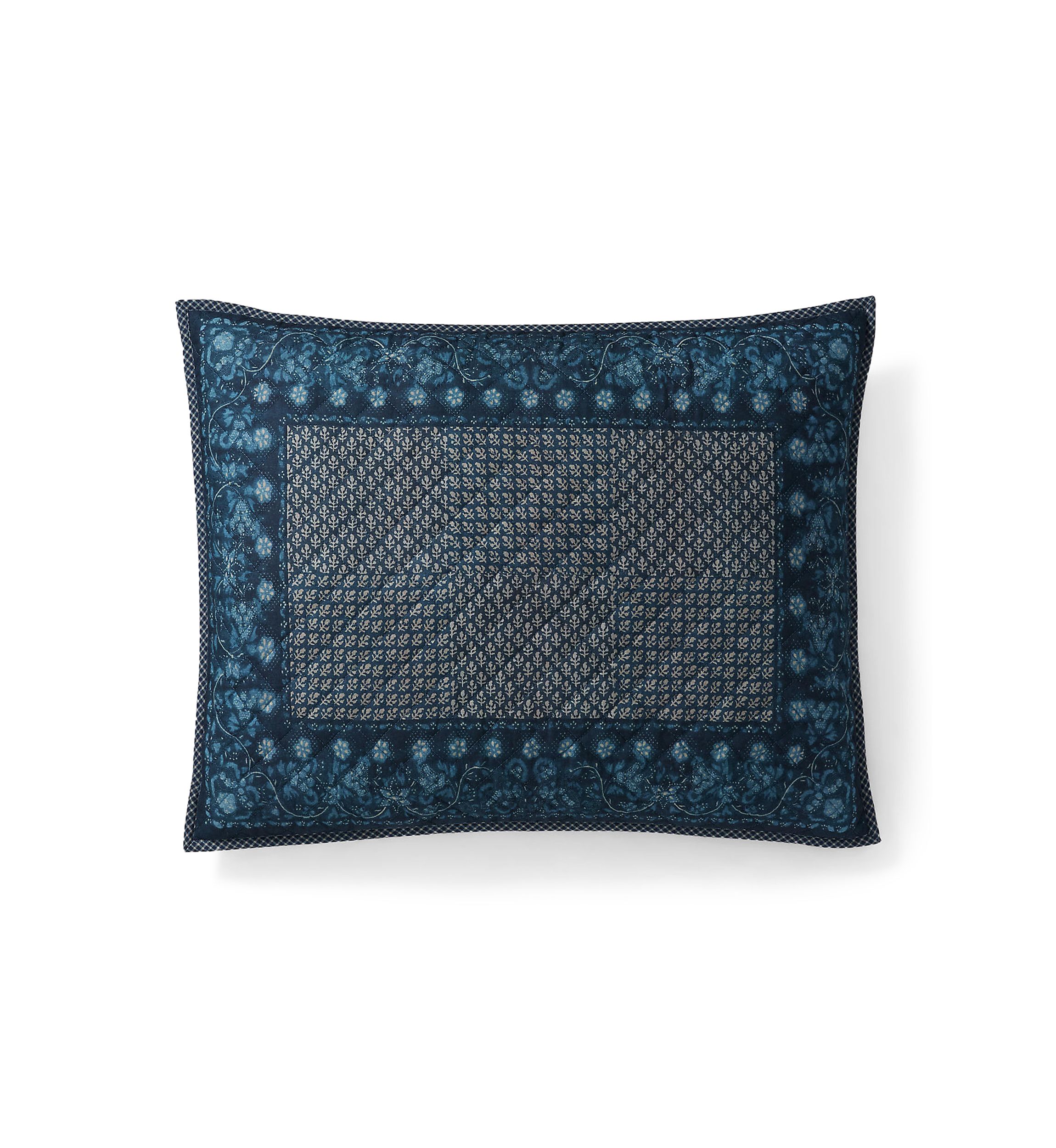 Becket Diamond-Stitched Cotton Sham