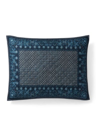Becket Diamond-Stitched Cotton Sham