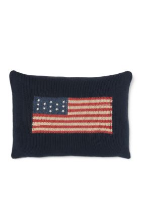 Ralph Lauren Parker Flag Throw Pillow | Belk