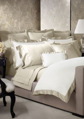 Housse de coussin en satin de coton, Langdon Ralph Lauren Home en blanc