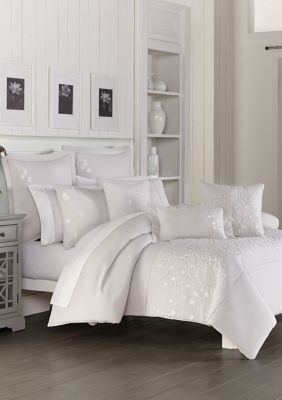 Piper & Wright Cherry Blossom Gray 3 Piece Comforter Set | belk