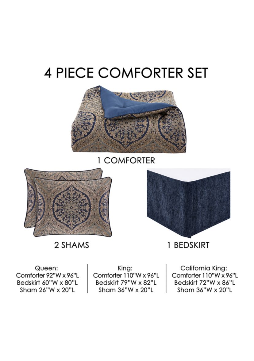 Botticelli 4pc. Comforter Set