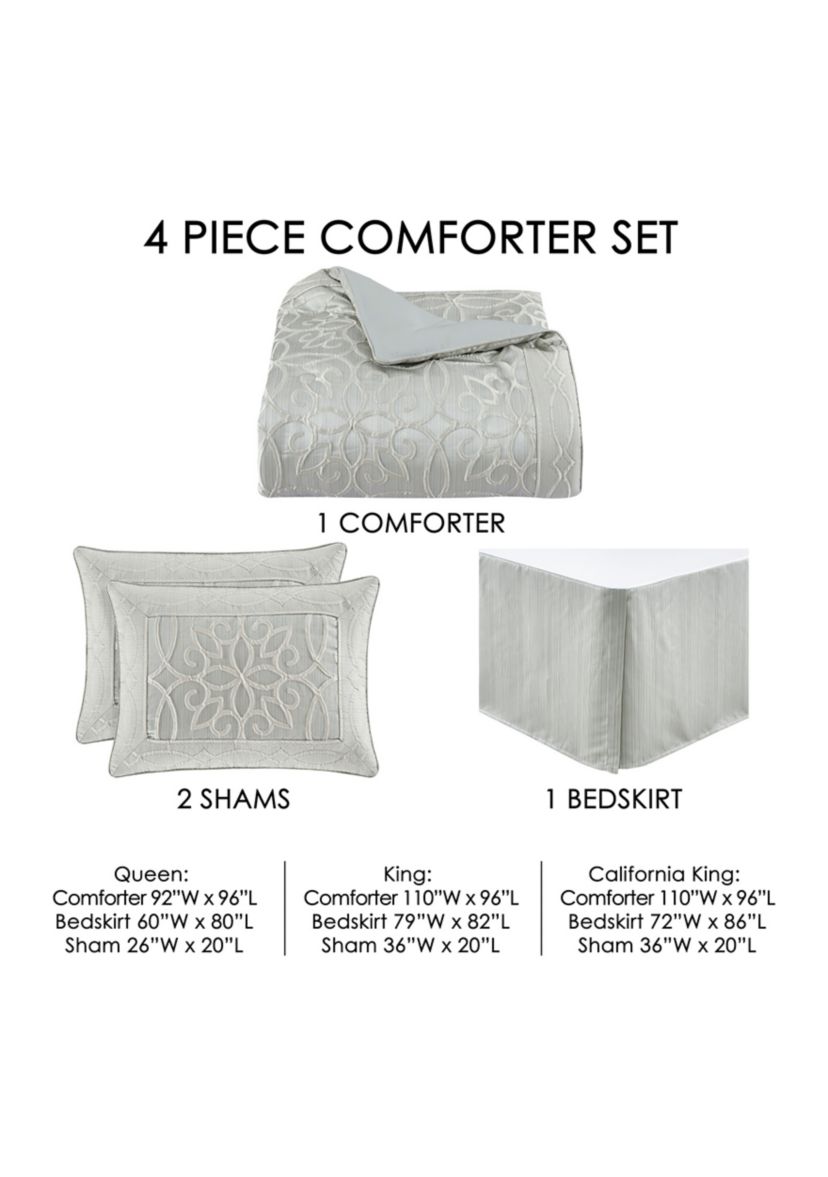 Nouveau 4pc. Comforter Set