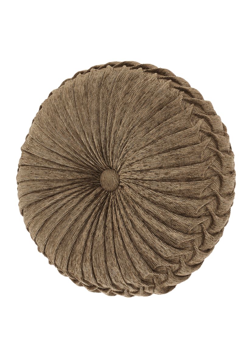 DORSET TUFT ROUND PLLW:13.5 13.5:BEIGE