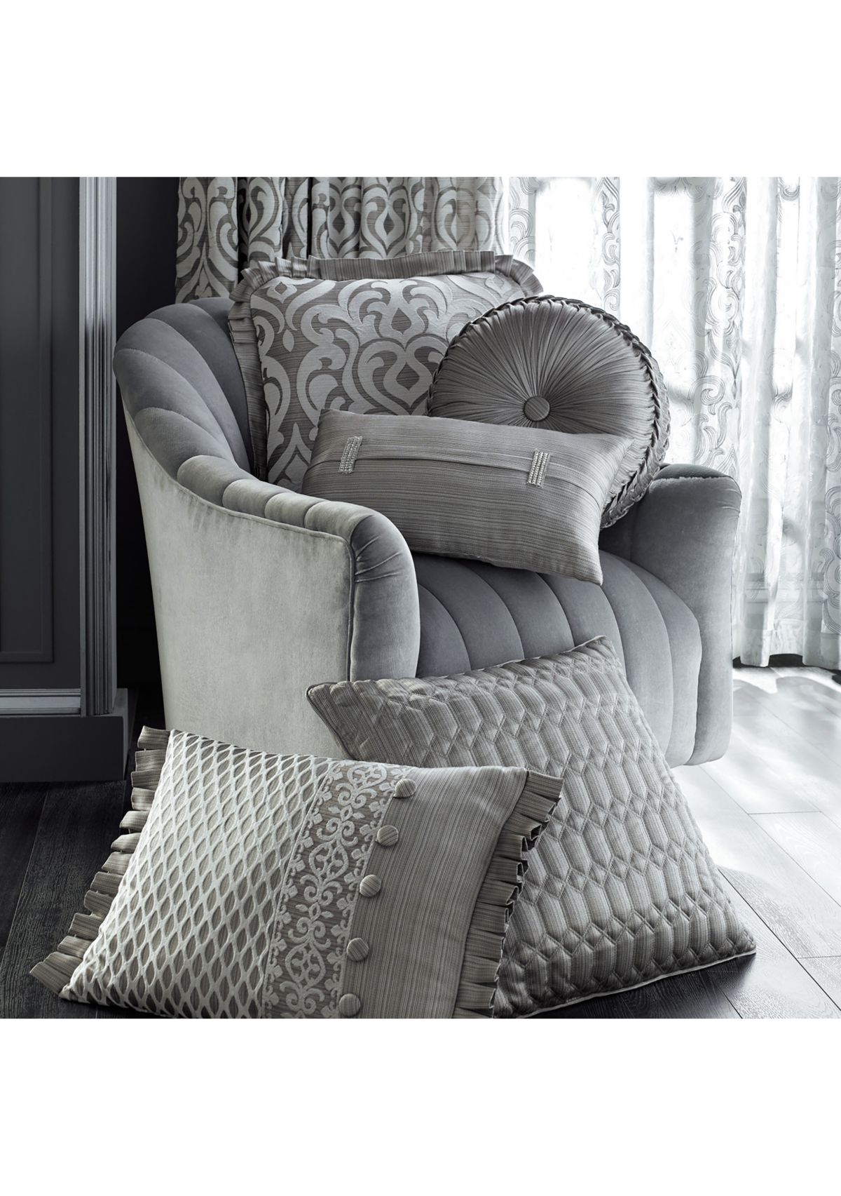 Luxembourg 20" Square Decorative Throw Pillow