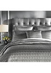 Luxembourg Silver Euro Quilted Sham