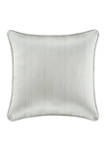 Nouveau Spa 18 Inch Square Embellished Decorative Throw Pillow
