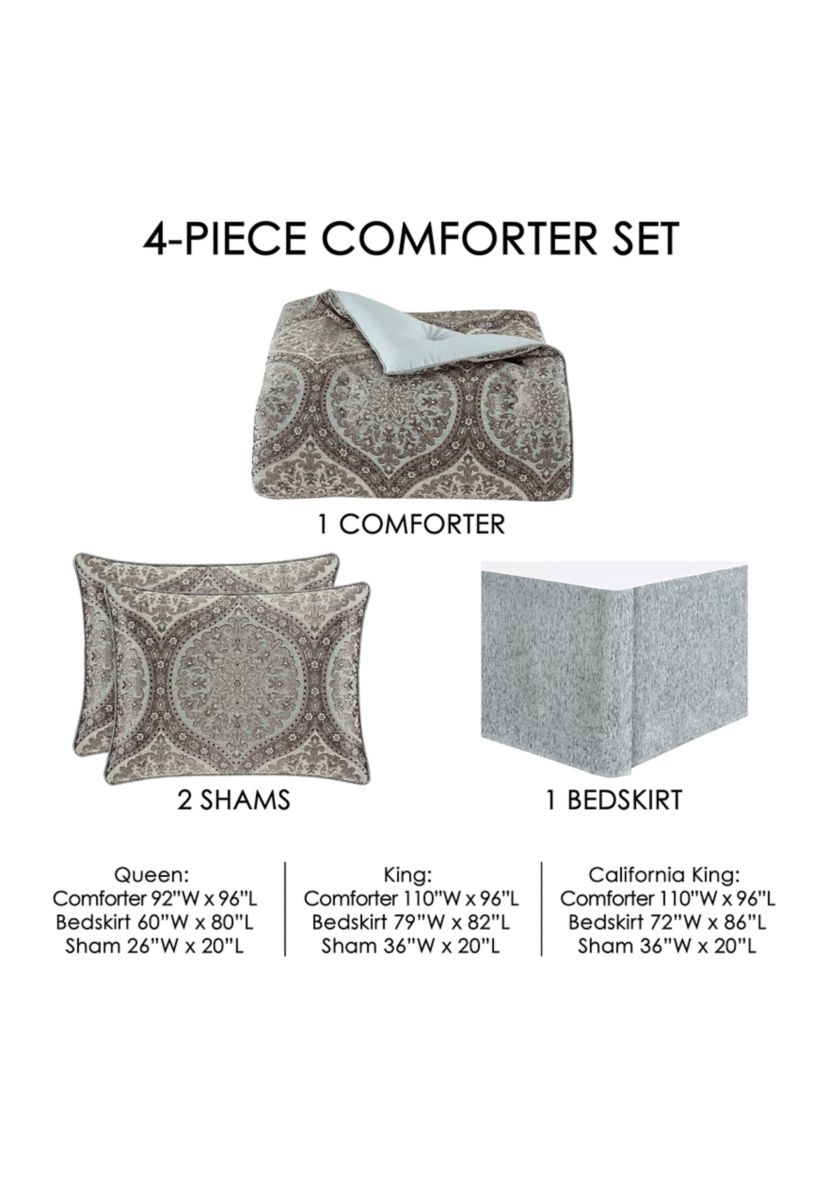 Tiana 4pc. Comforter Set