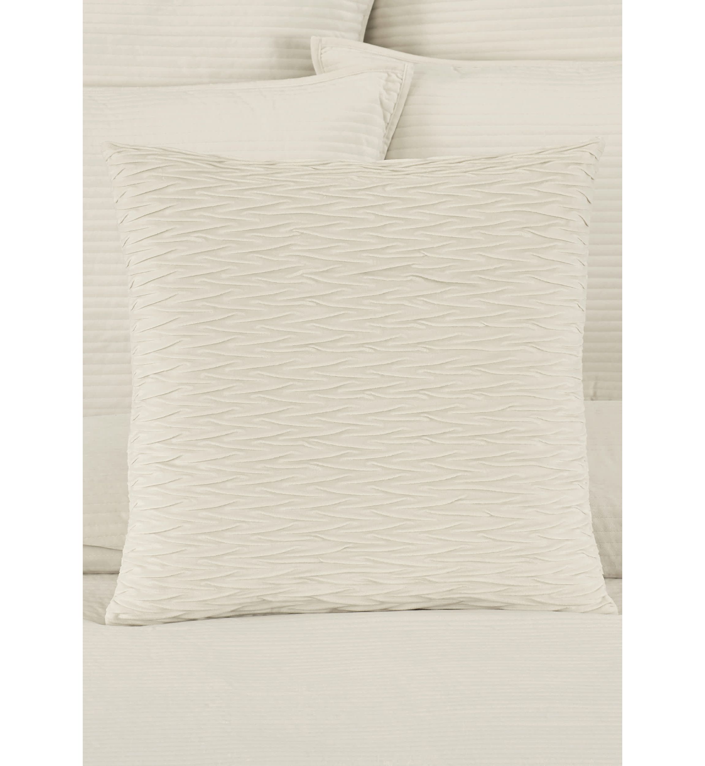 Townsend Ripple Pillow 20" Square Decorative Throw Pillow Cover