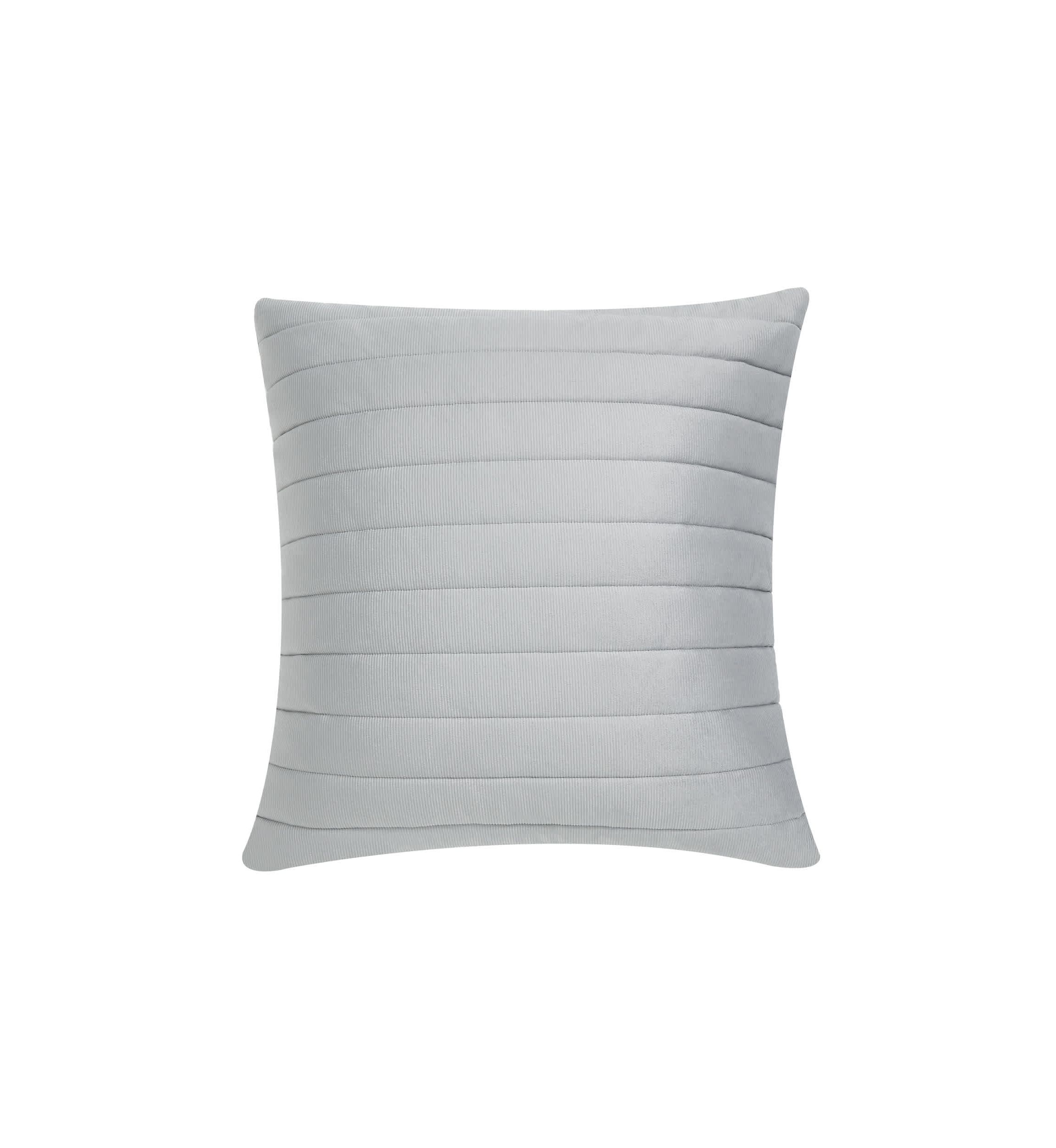 Valencia 20" Square Quilted Decorative Throw Pillow