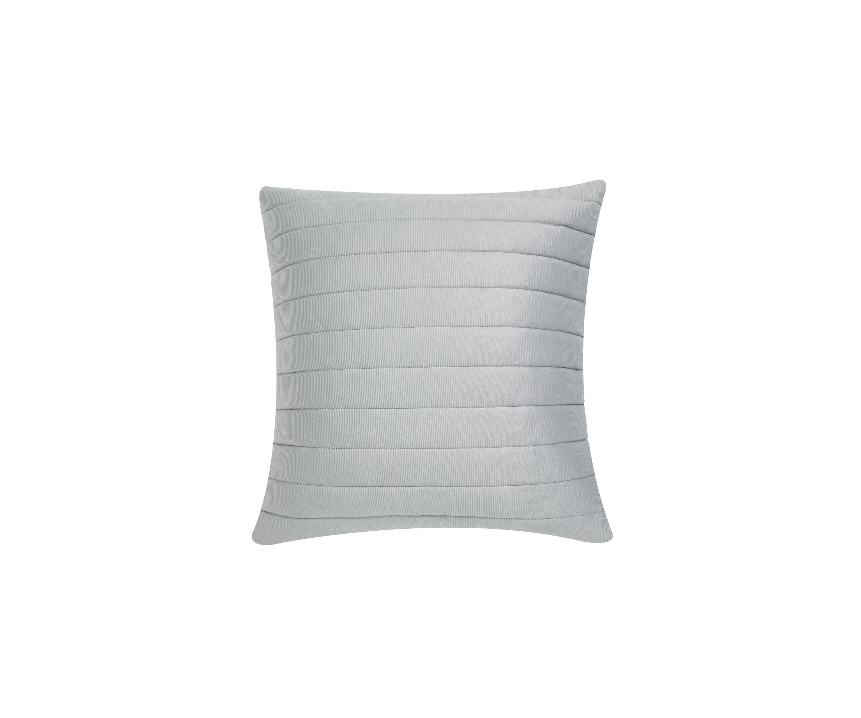 Valencia 20" Square Quilted Decorative Throw Pillow