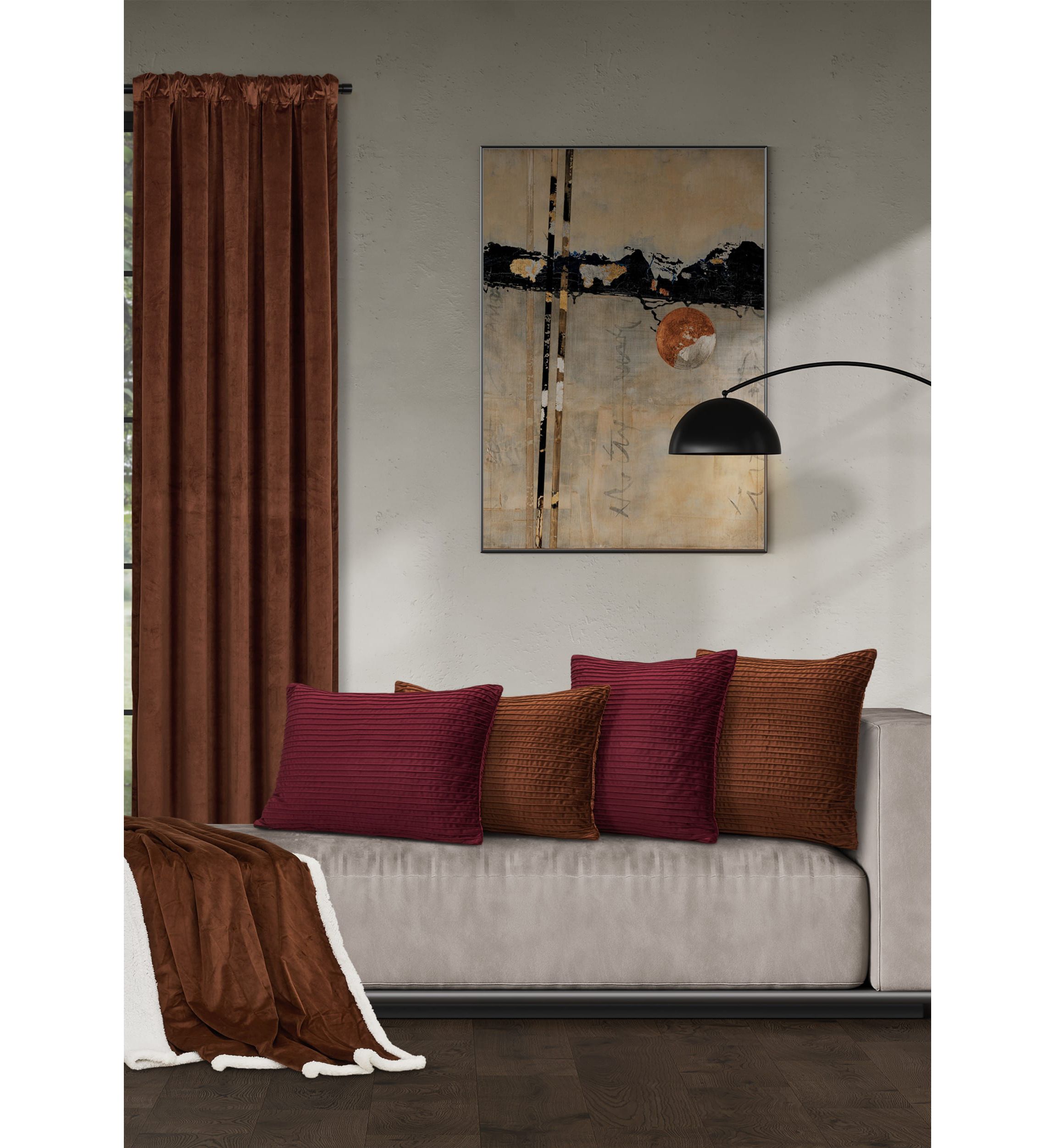 Townsend Straight Pillow Lumbar Decorative Throw Pillow Cover
