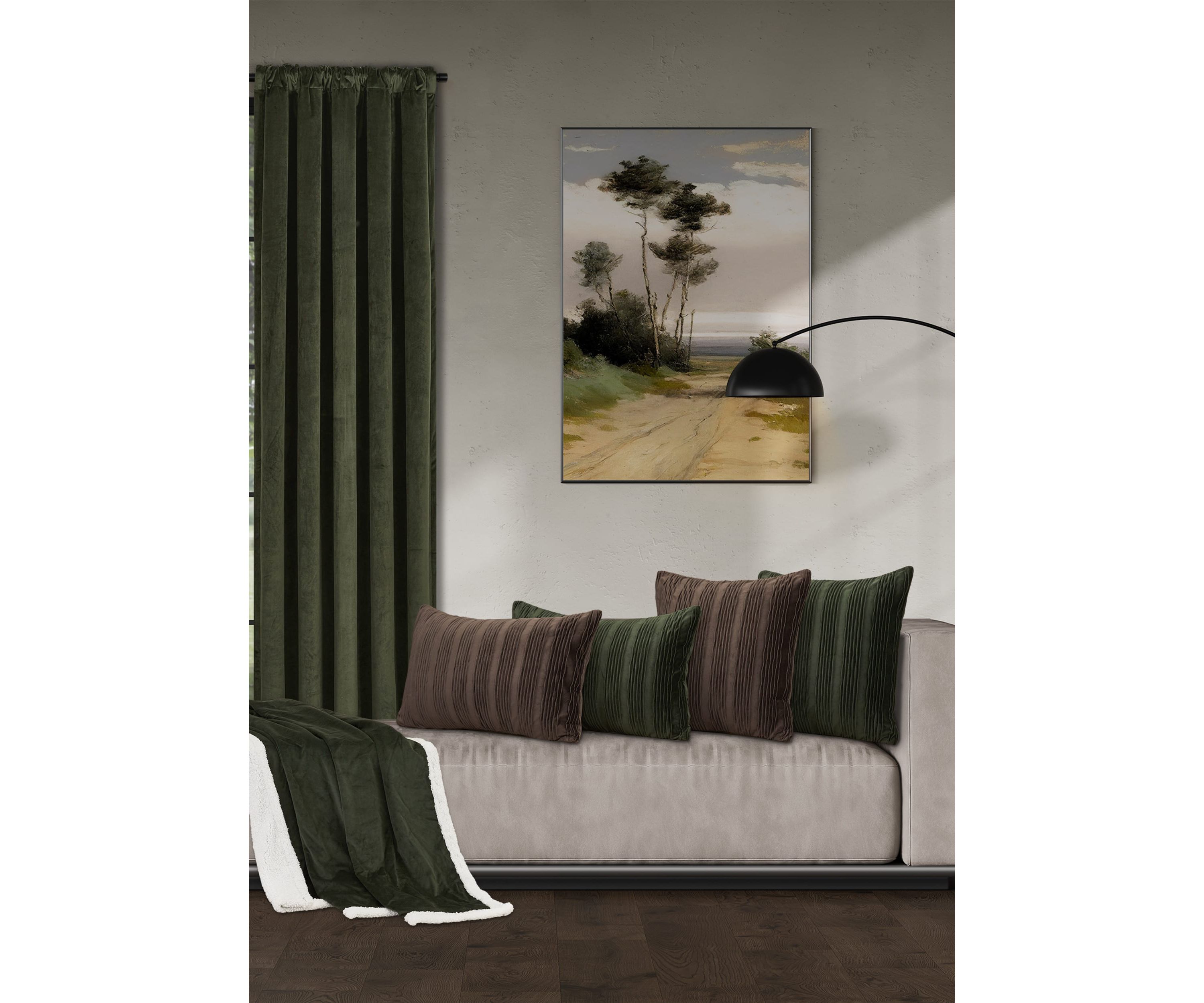 Townsend Wave Pillow 20" Square Decorative Throw Pillow Cover