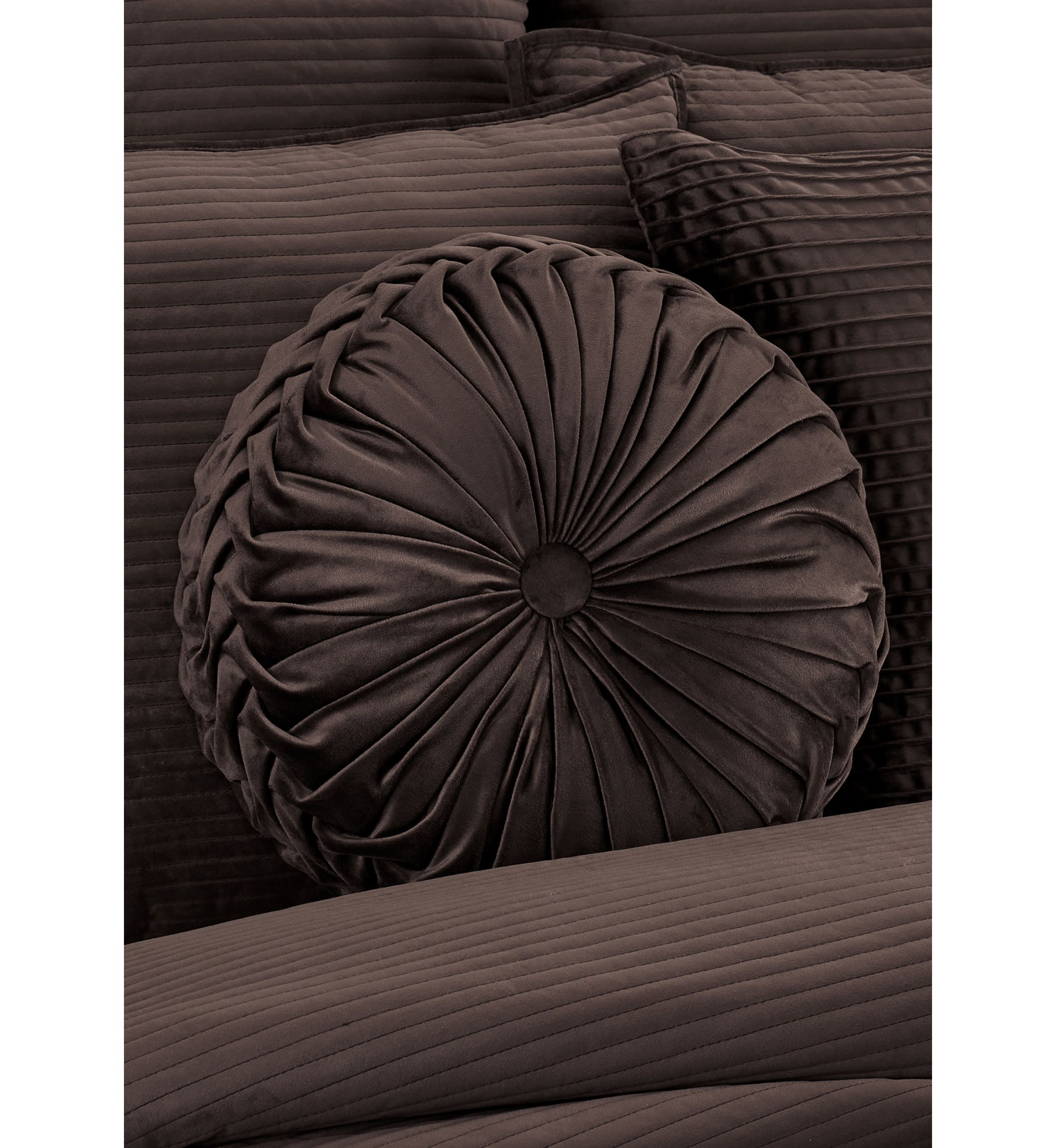 Townsend Tufted Round Decorative Throw Pillow
