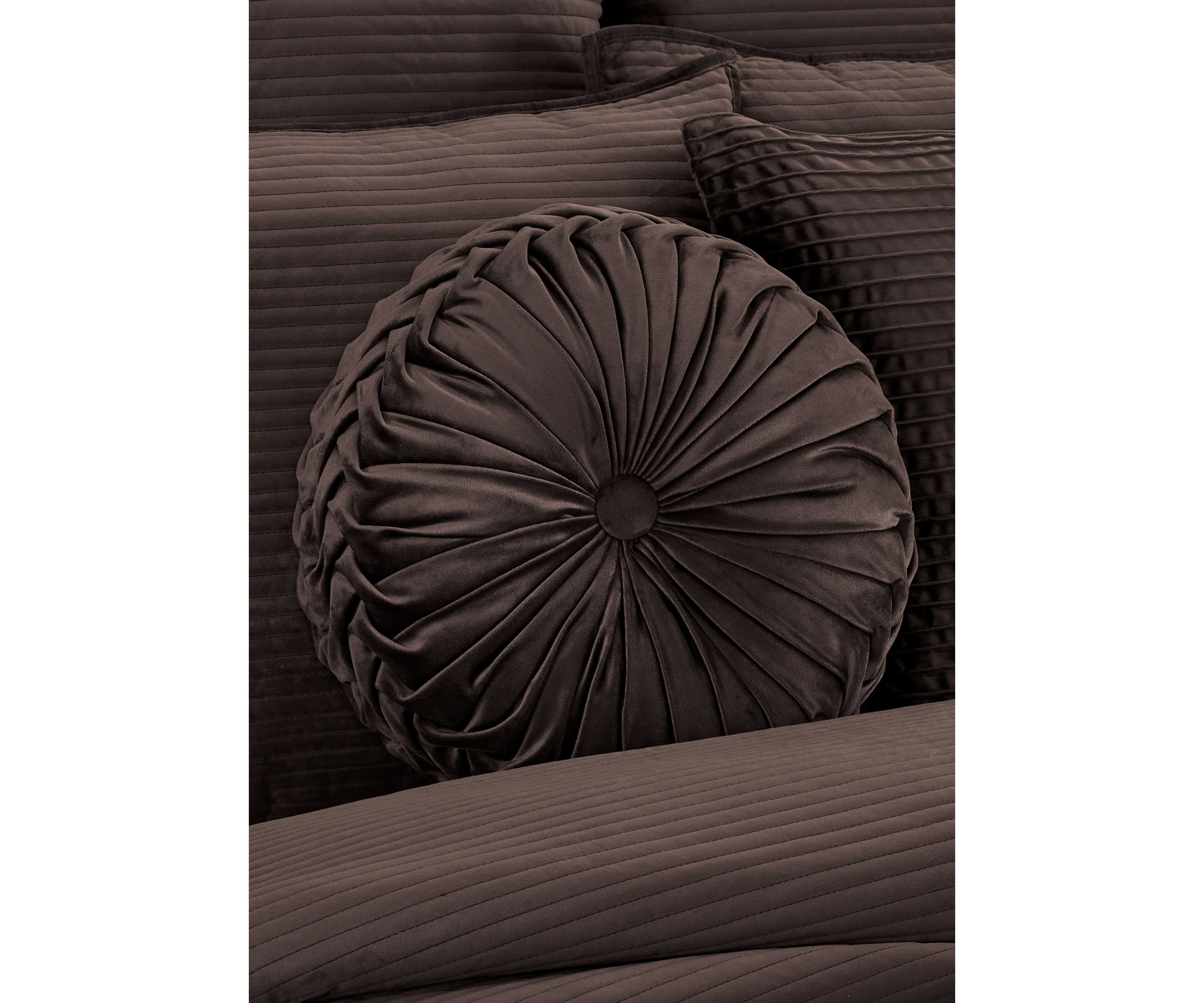 Townsend Tufted Round Decorative Throw Pillow
