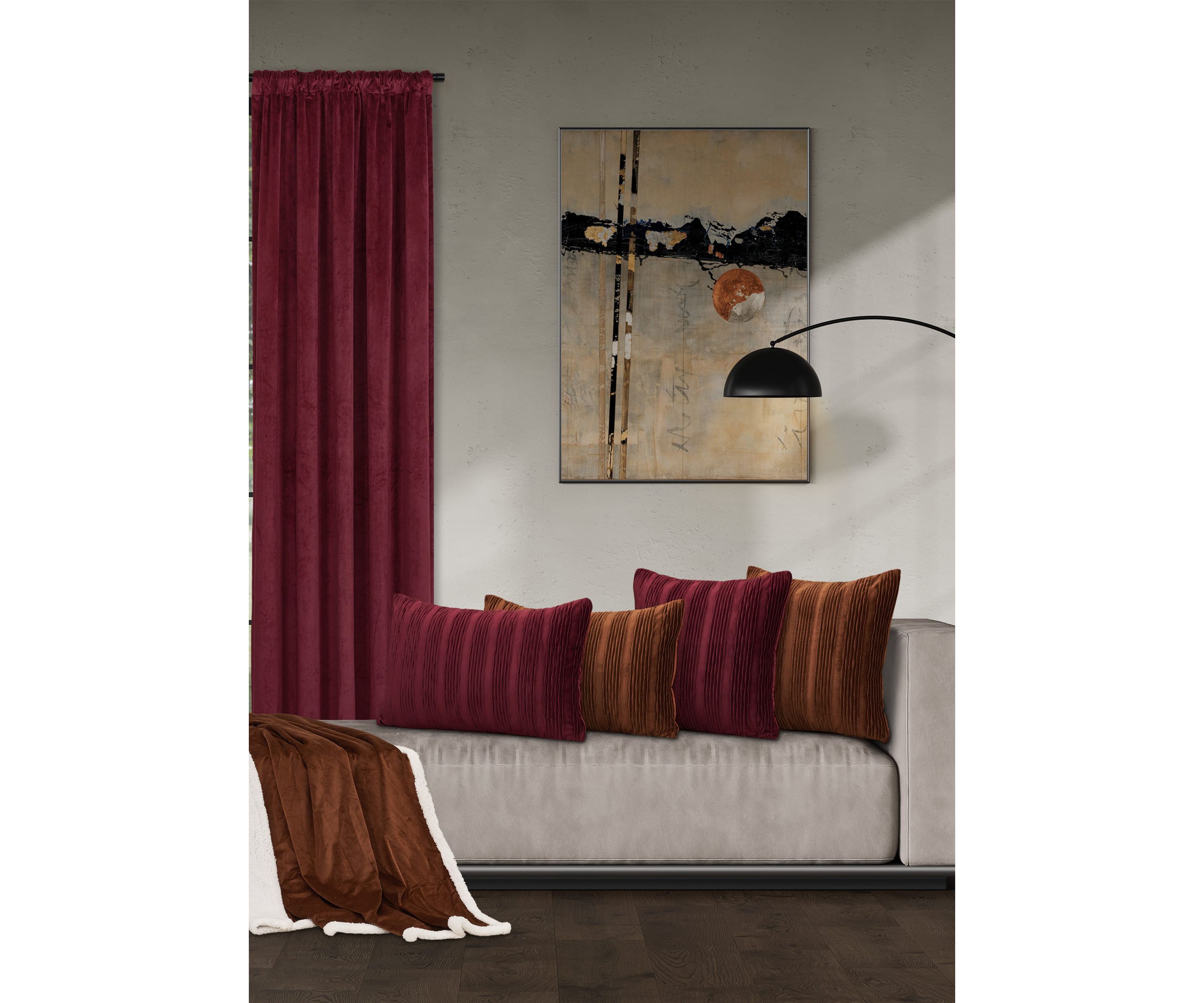 Townsend Wave Pillow Lumbar Decorative Throw Pillow Cover