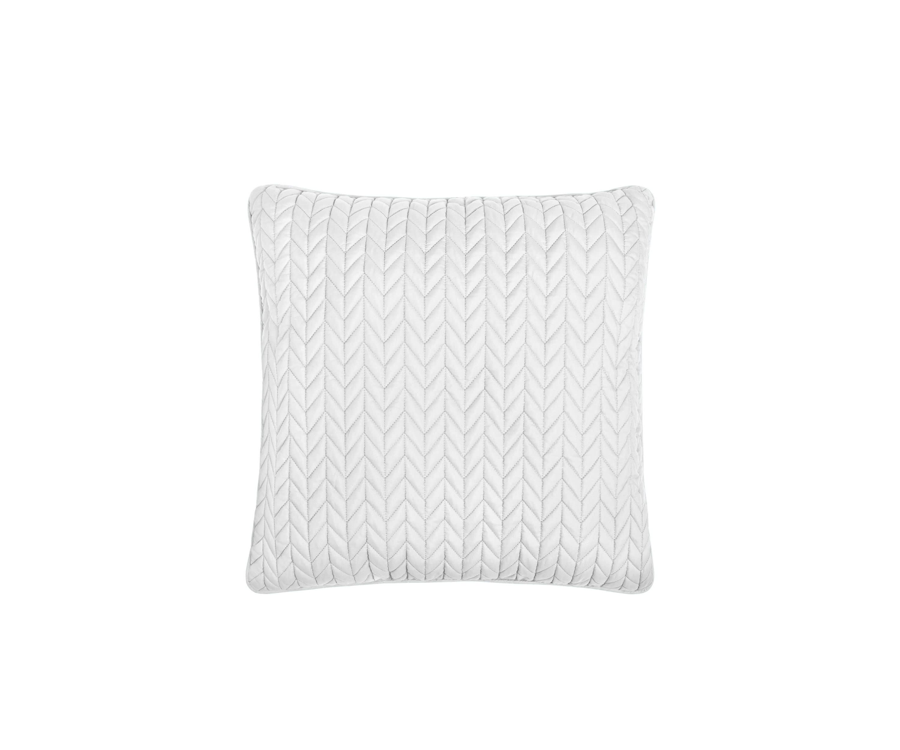 Cayman 20" Square Quilted Decorative Throw Pillow