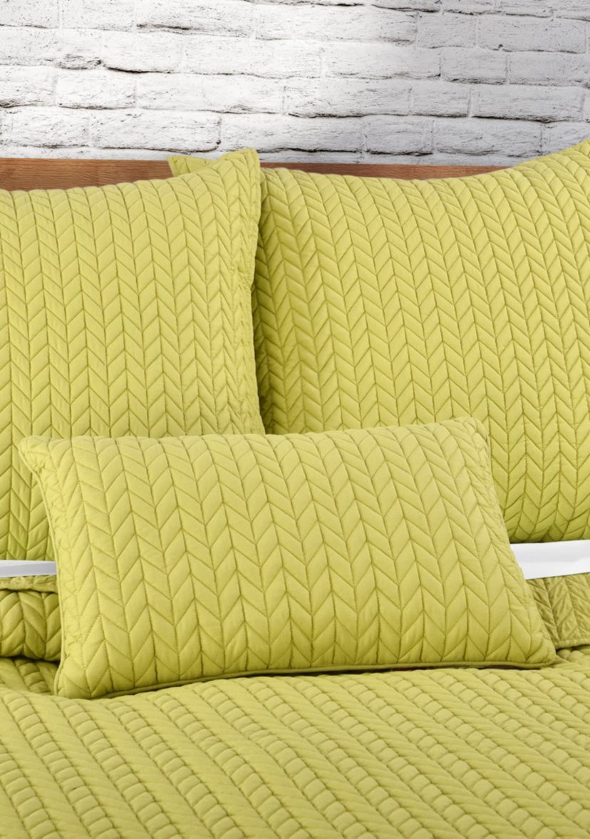 Cayman Quilted Boudoir Decorative Throw Pillow