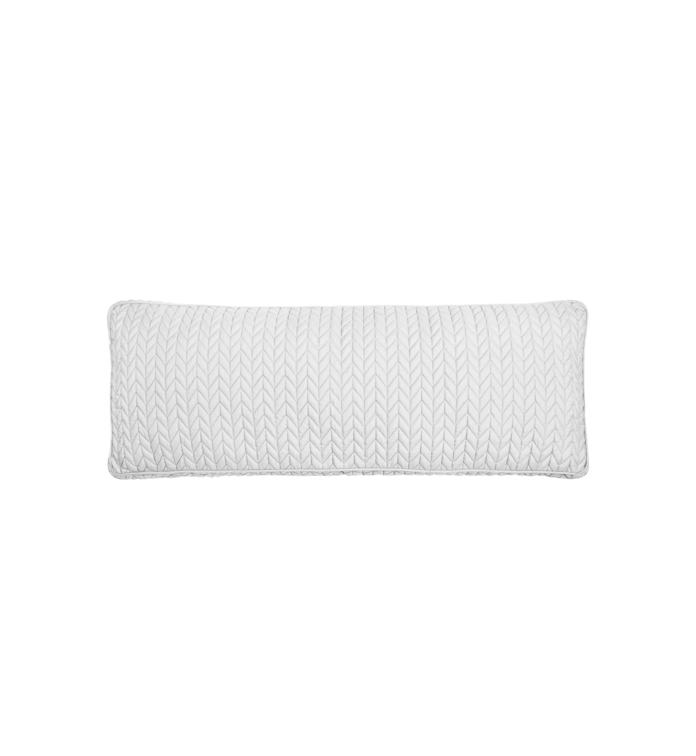 Cayman Quilted Bolster Decorative Throw Pillow