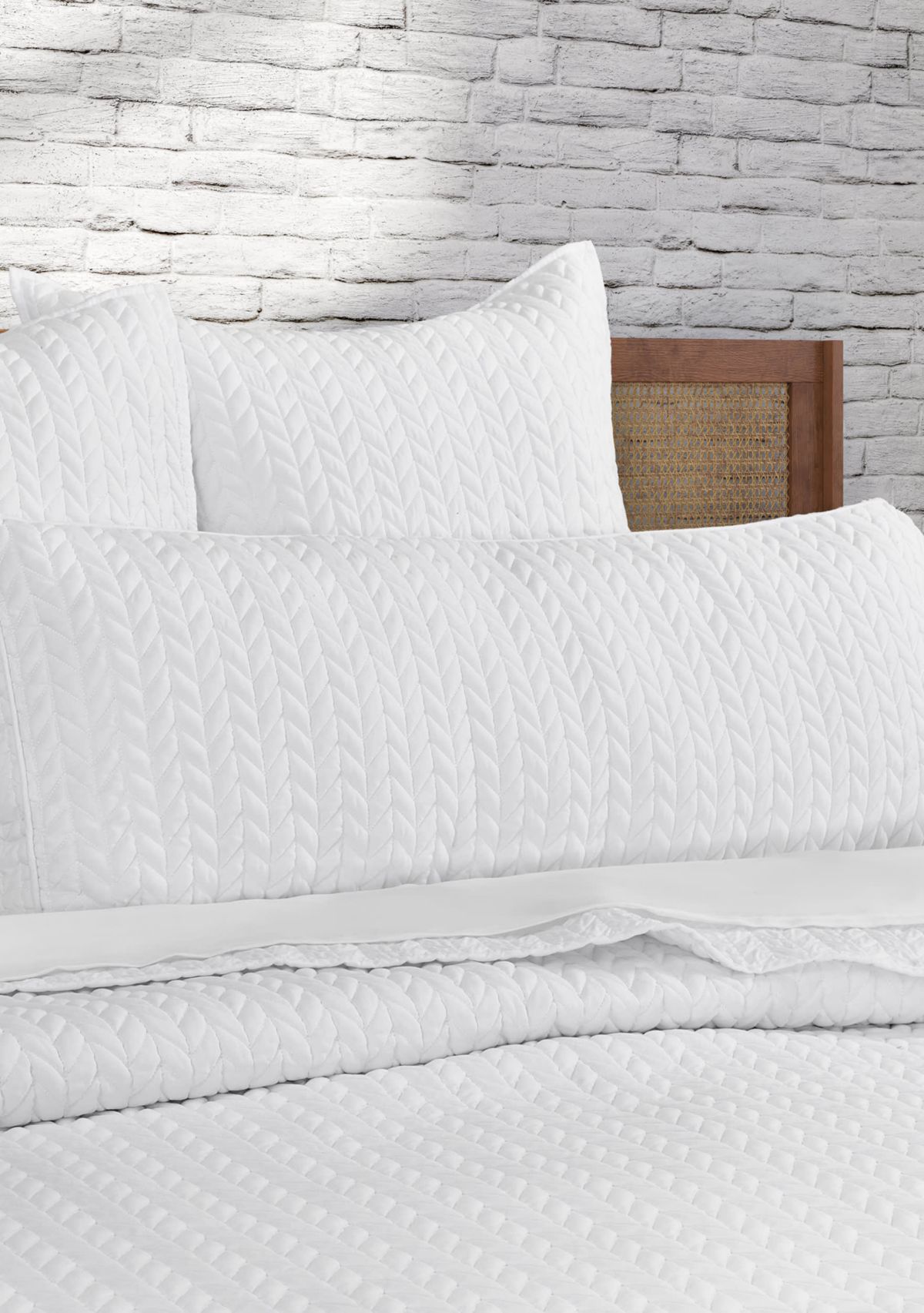 Cayman Quilted Bolster Decorative Throw Pillow