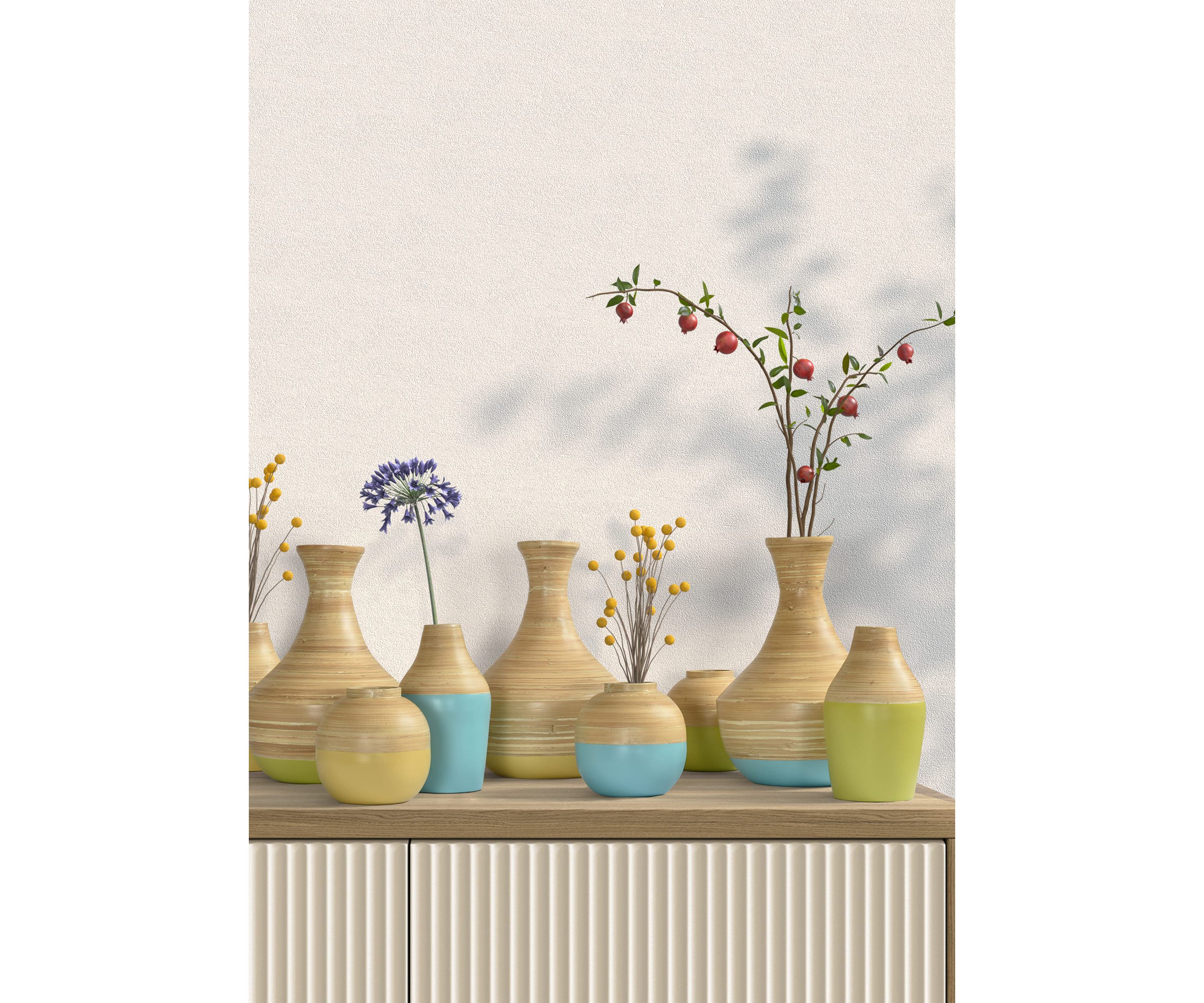 Tropics Bamboo 12" Vase