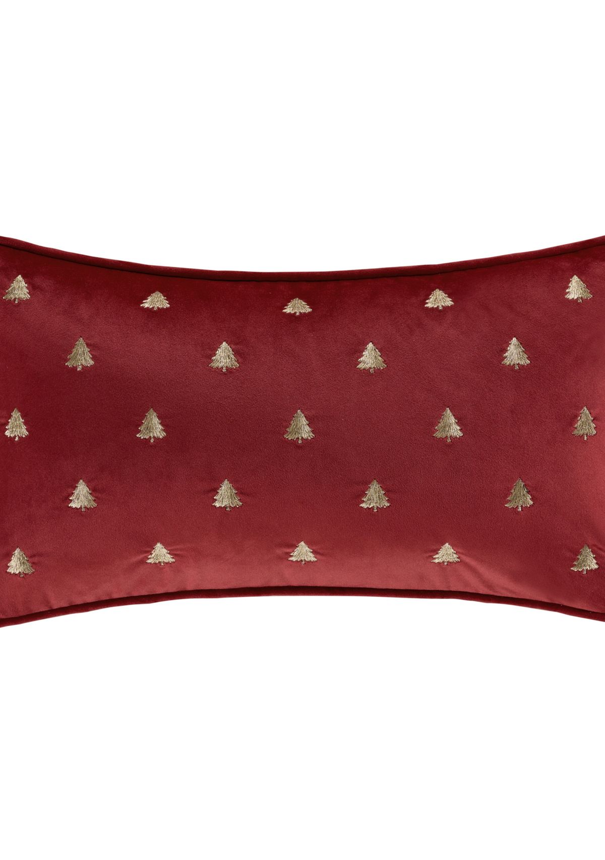Christmas Tree Pillow Boudoir Embellished Decorative Throw Pillow