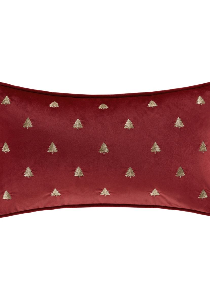 Christmas Tree Pillow Boudoir Embellished Decorative Throw Pillow