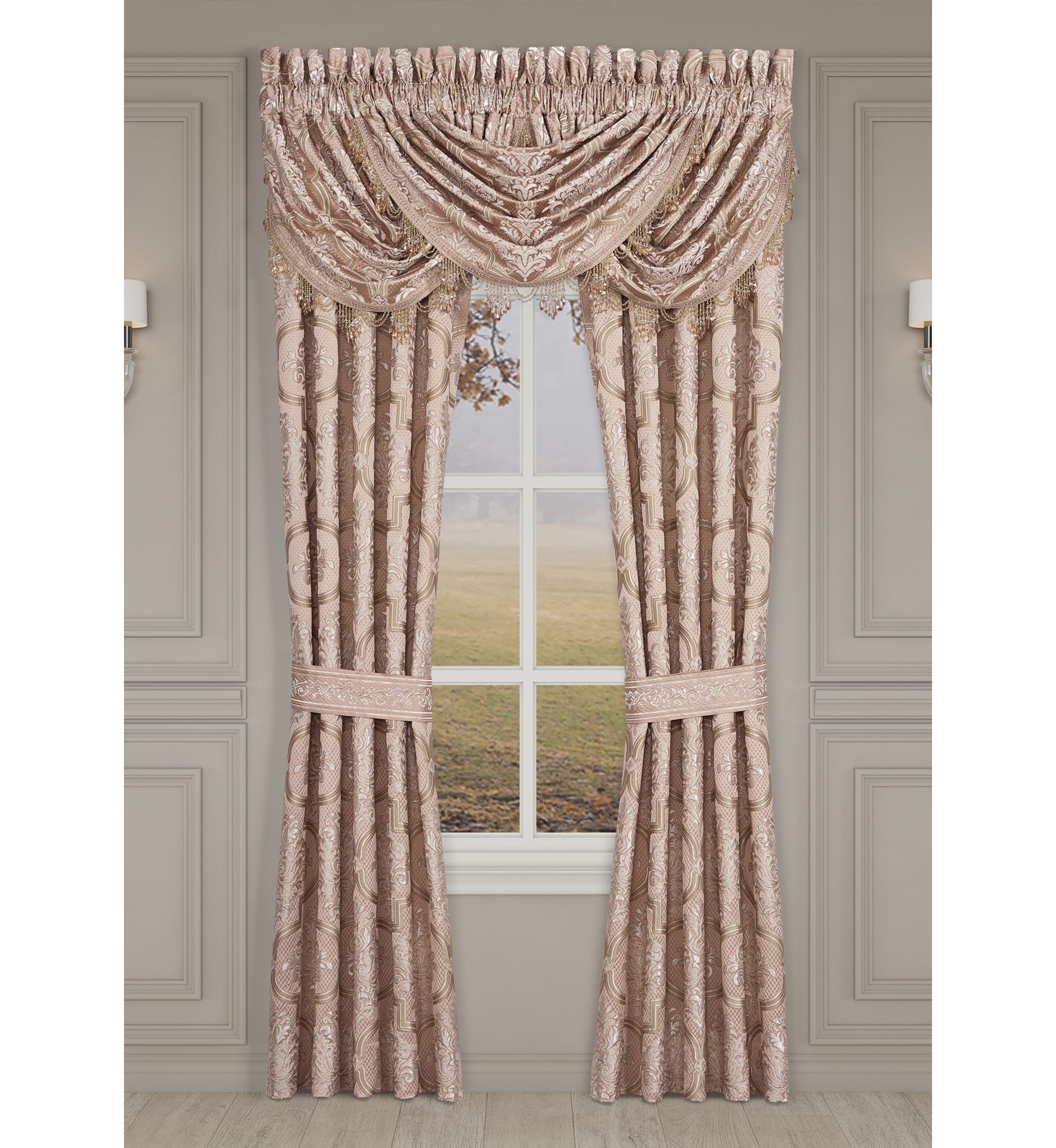 Rosewater Window Panel Pair