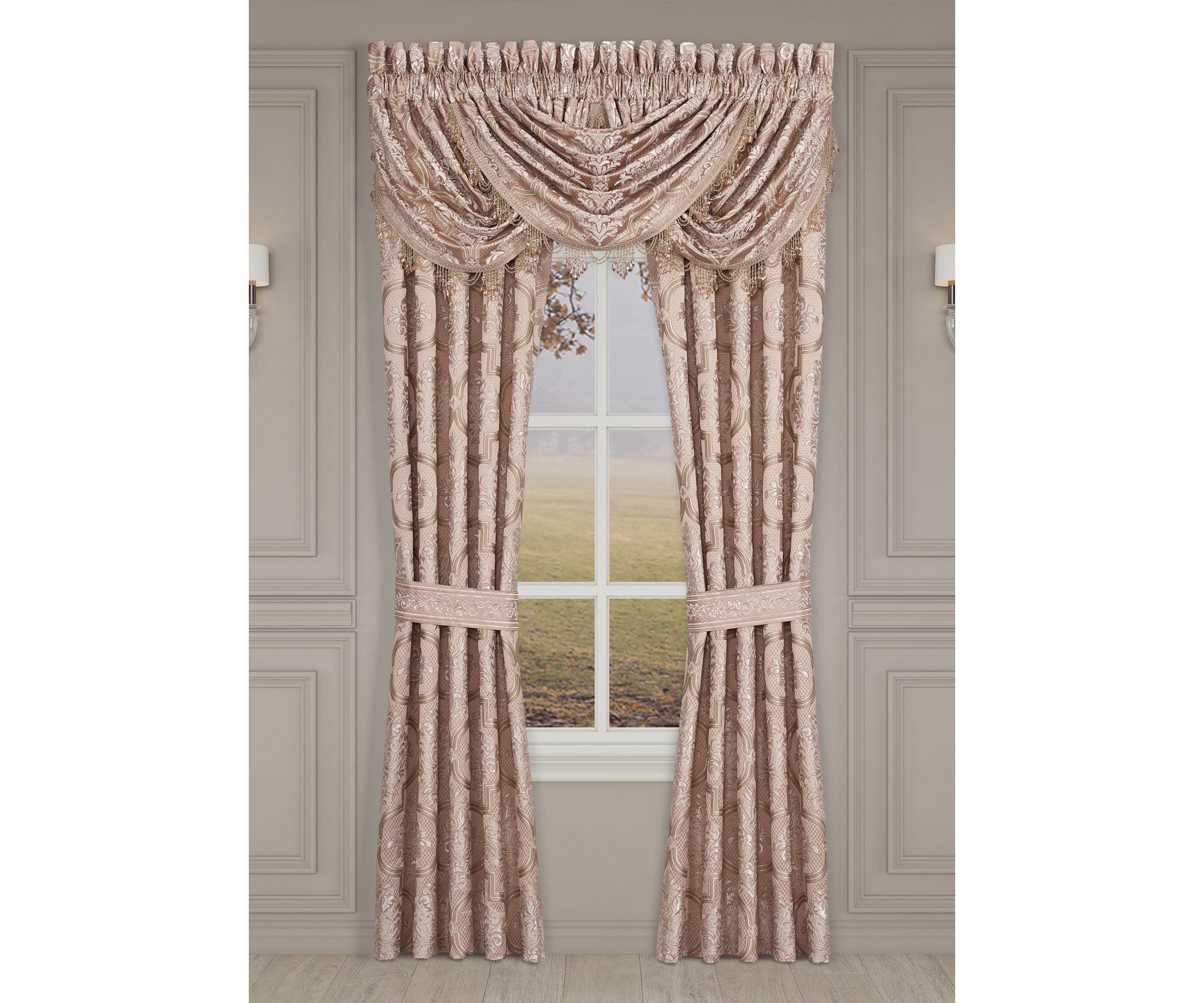 Rosewater Window Panel Pair