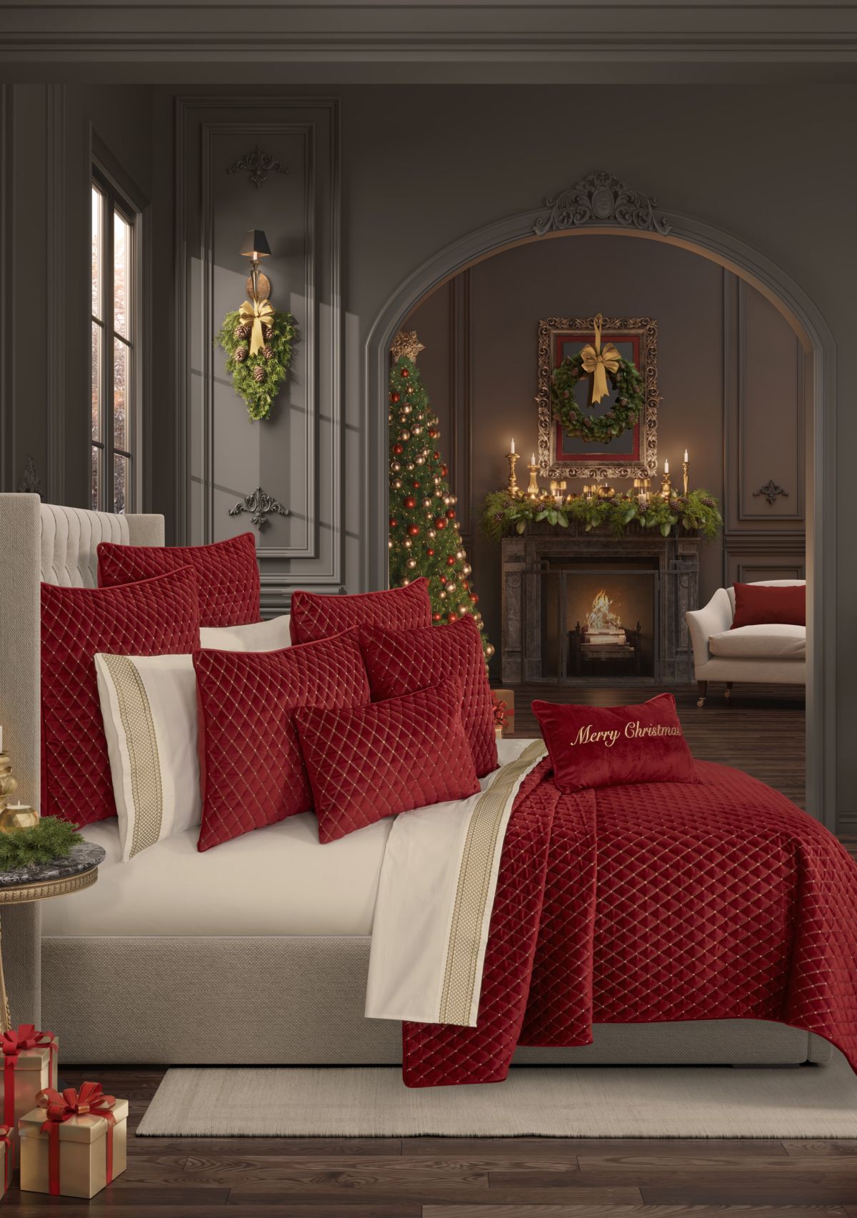 Grandeur 20" Square Decorative Throw Pillow