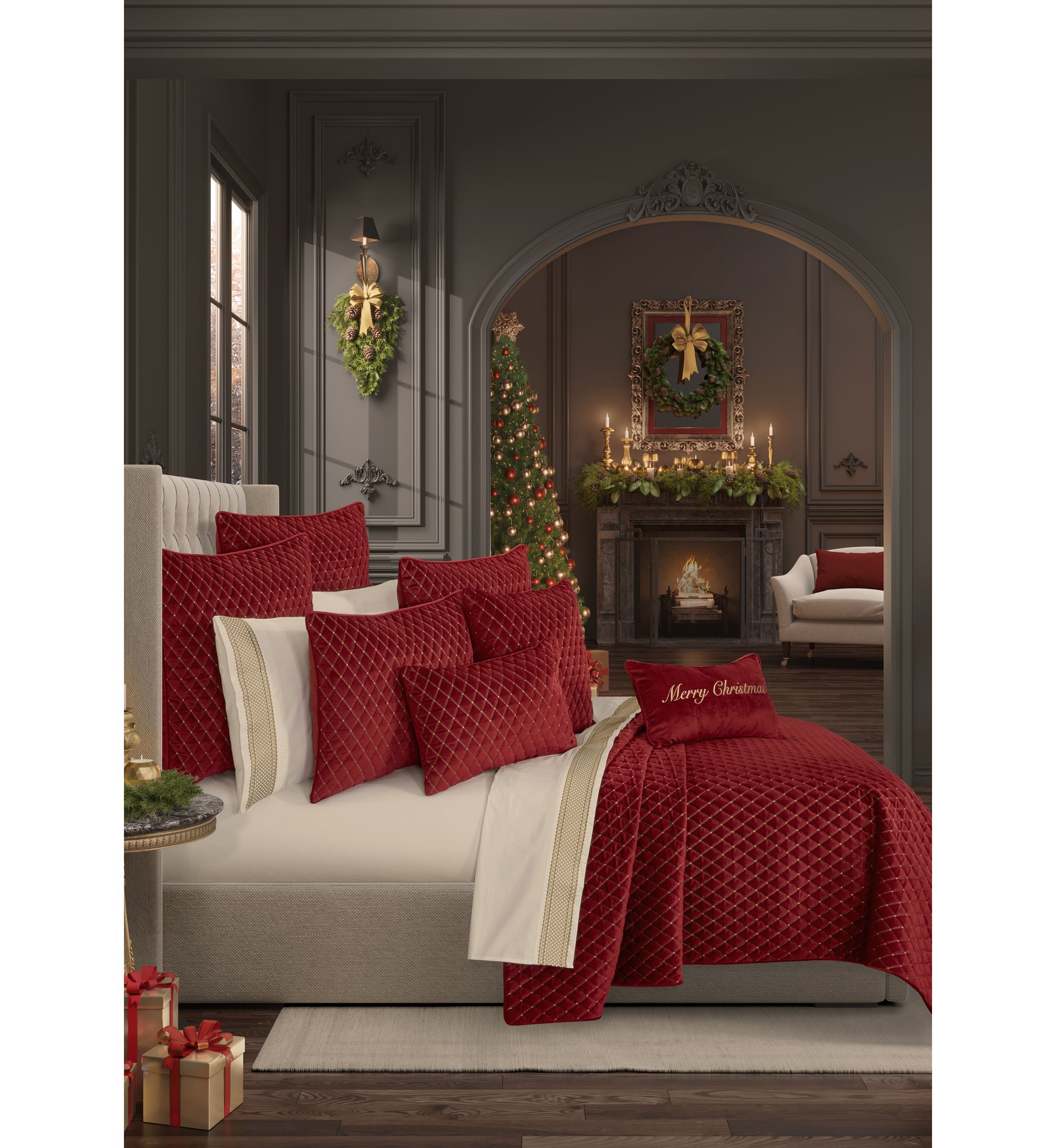Grandeur 20" Square Decorative Throw Pillow