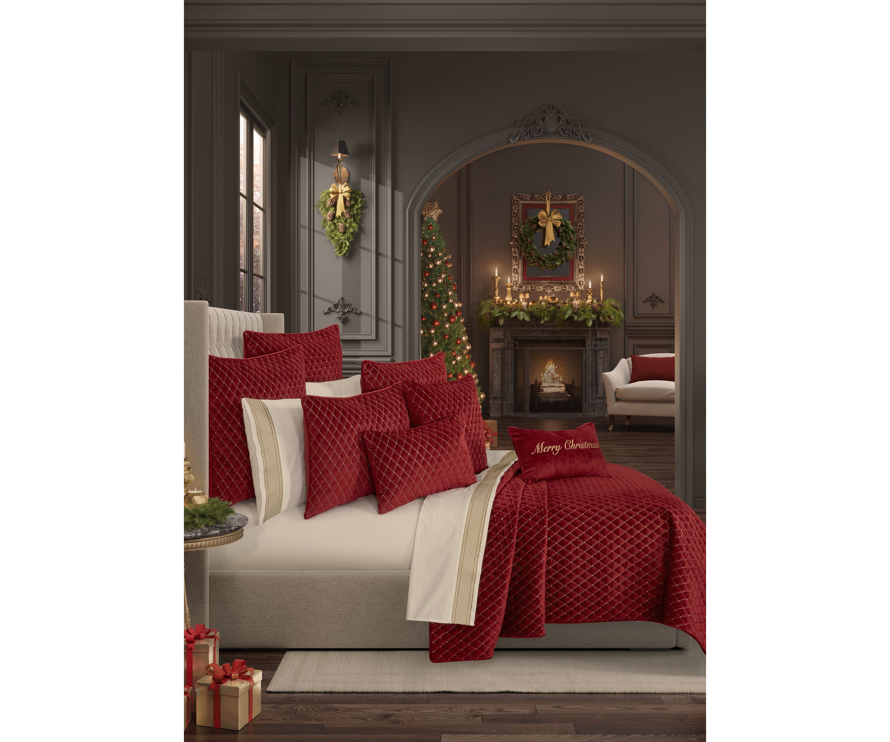 Grandeur 20" Square Decorative Throw Pillow